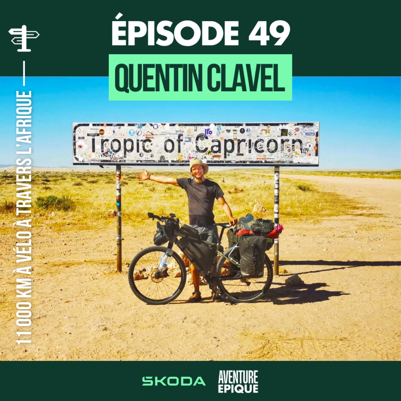 Quentin Clavel : 11 000 km à vélo pour traverser l'Afrique et trouver l'essentiel episode artwork