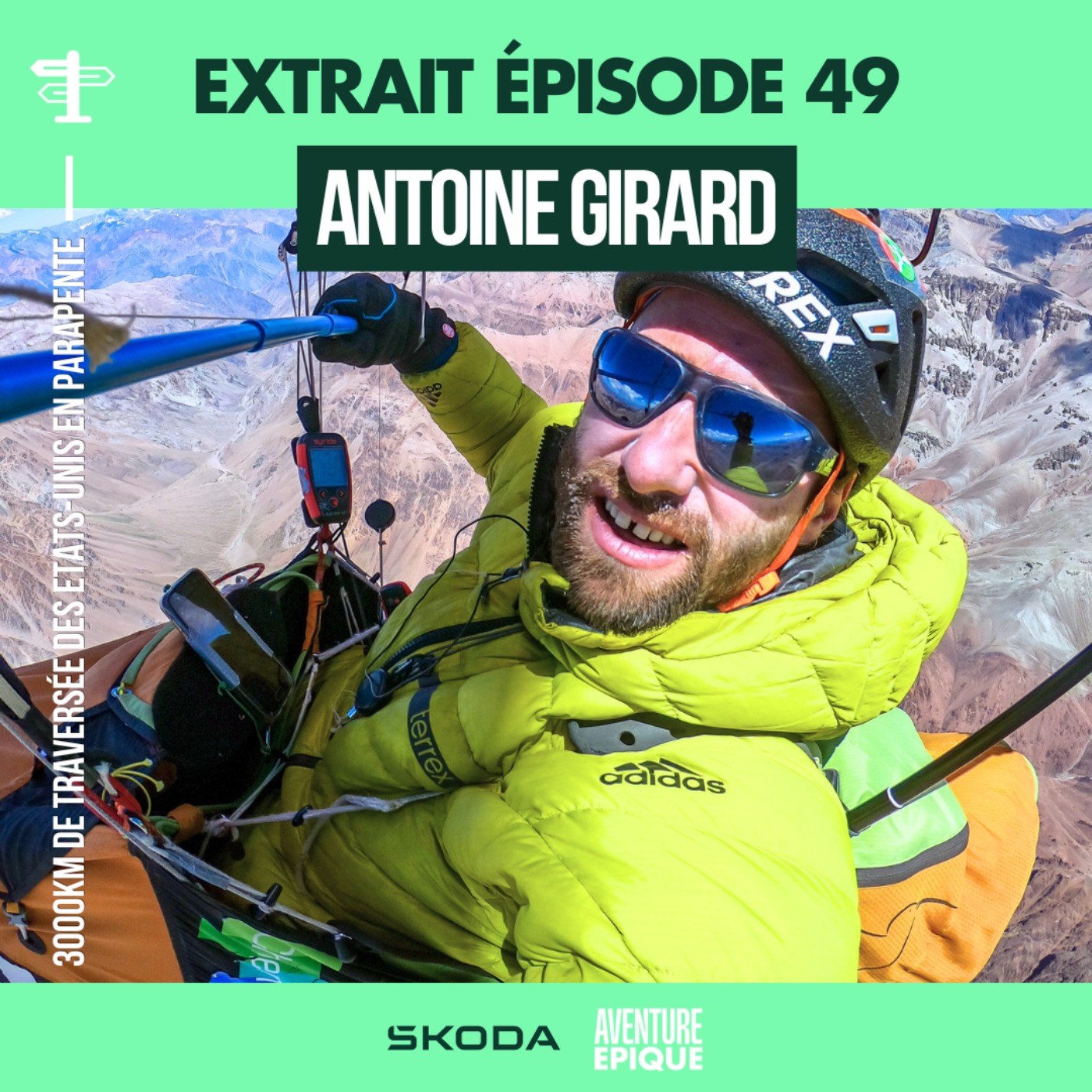 Antoine Girard : 3000km de traversée des Etats-Unis en parapente episode artwork