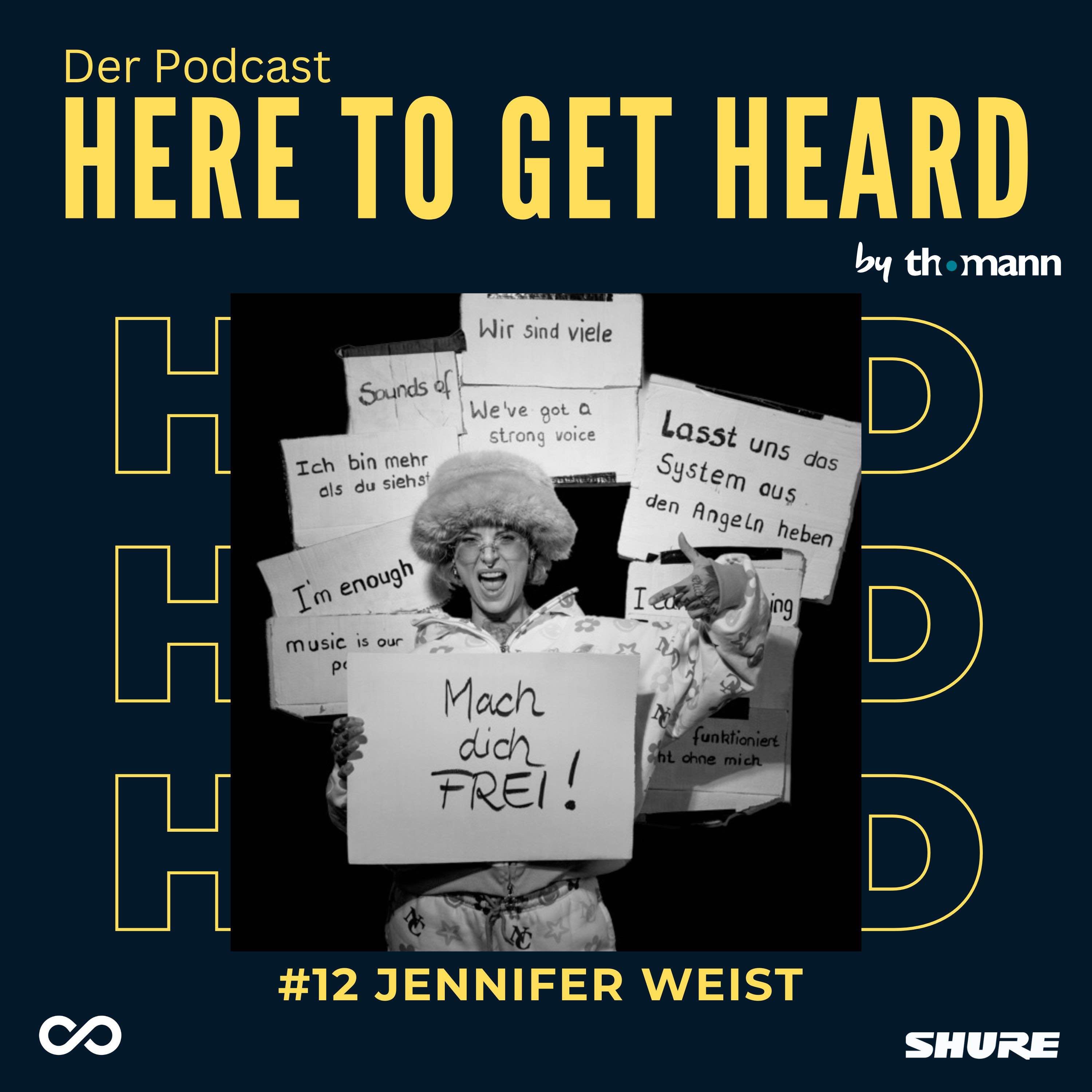 HERE TO GET HEARD