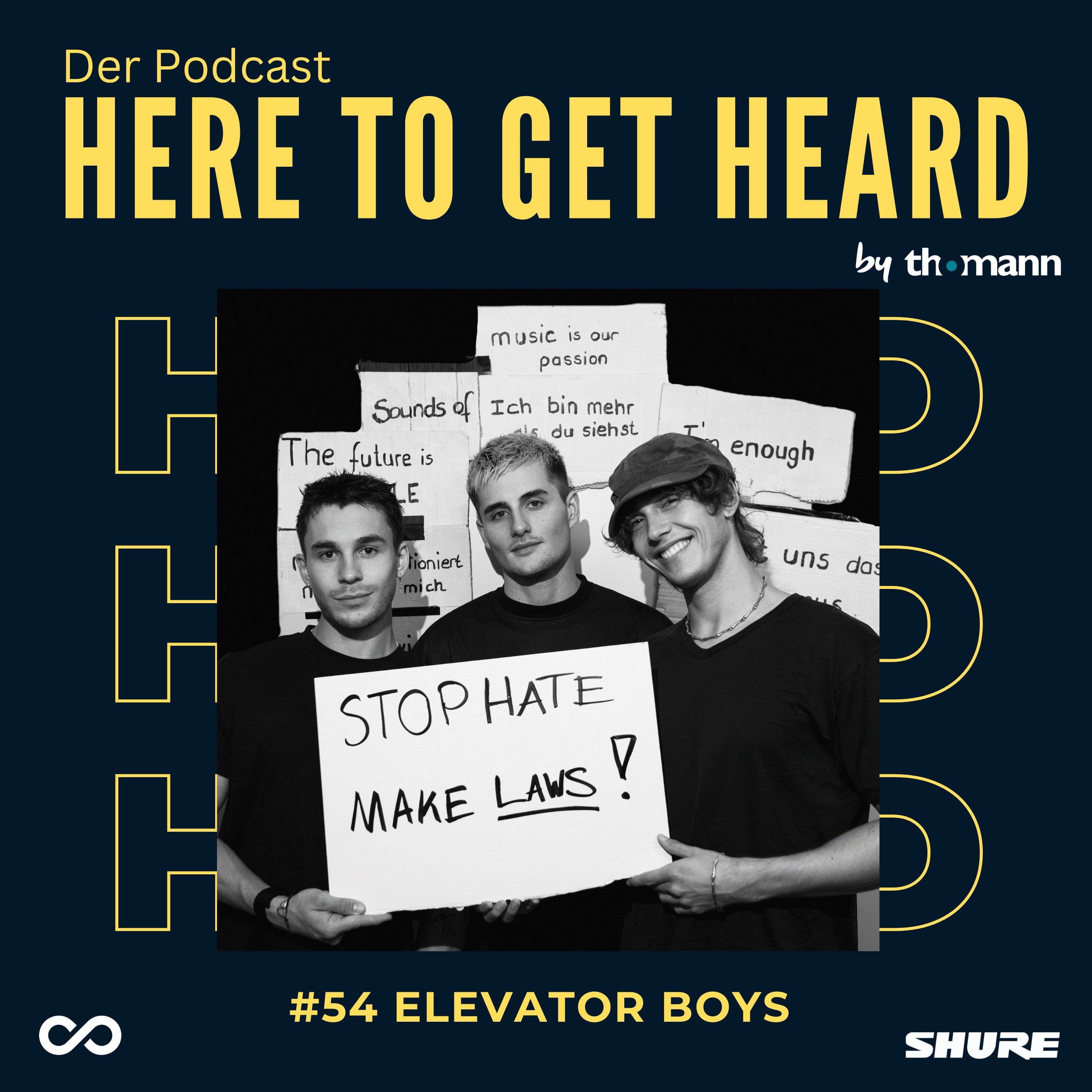 HERE TO GET HEARD