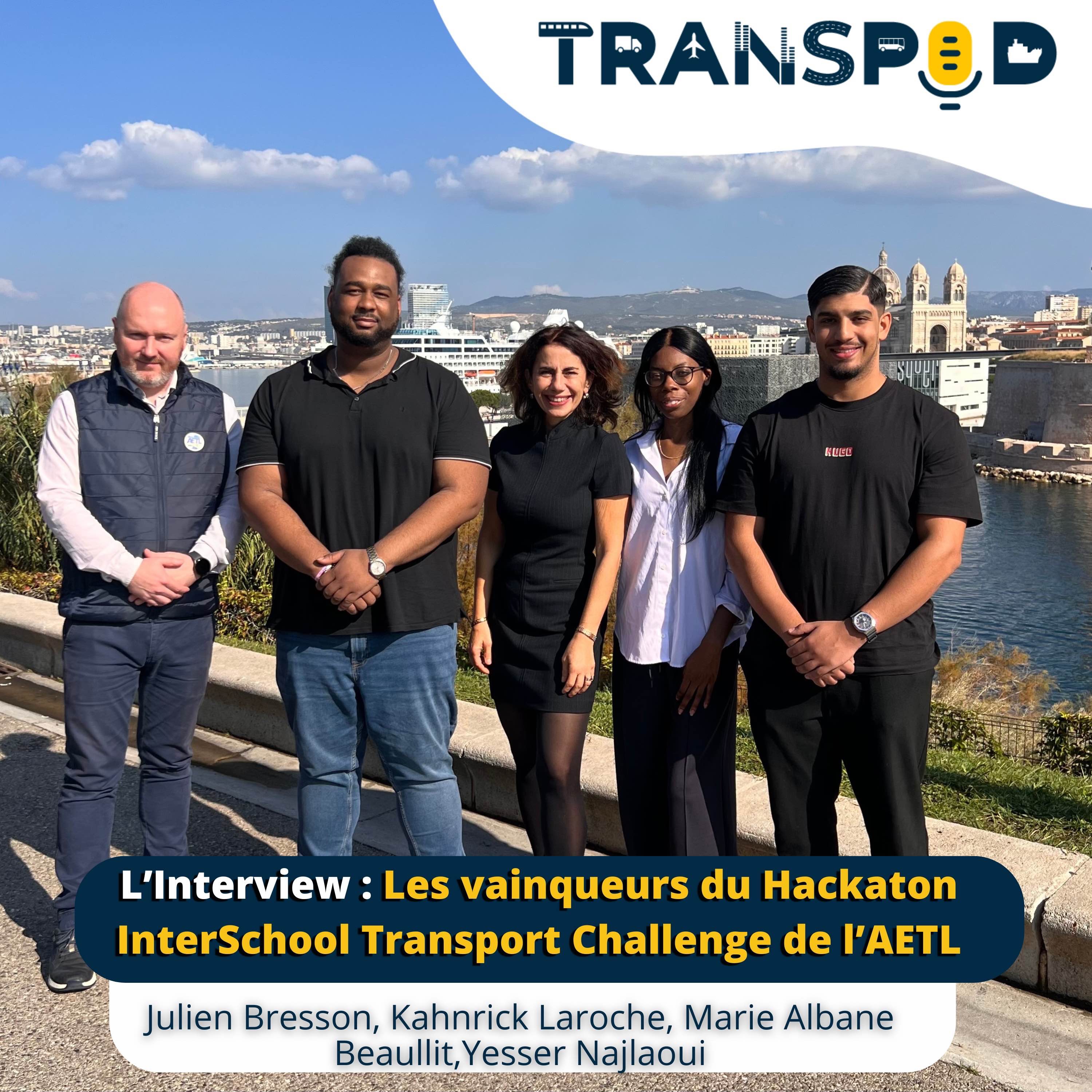Transpod l'interview avec les vainqueurs du "Hackaton Interschool Transport Challenge"