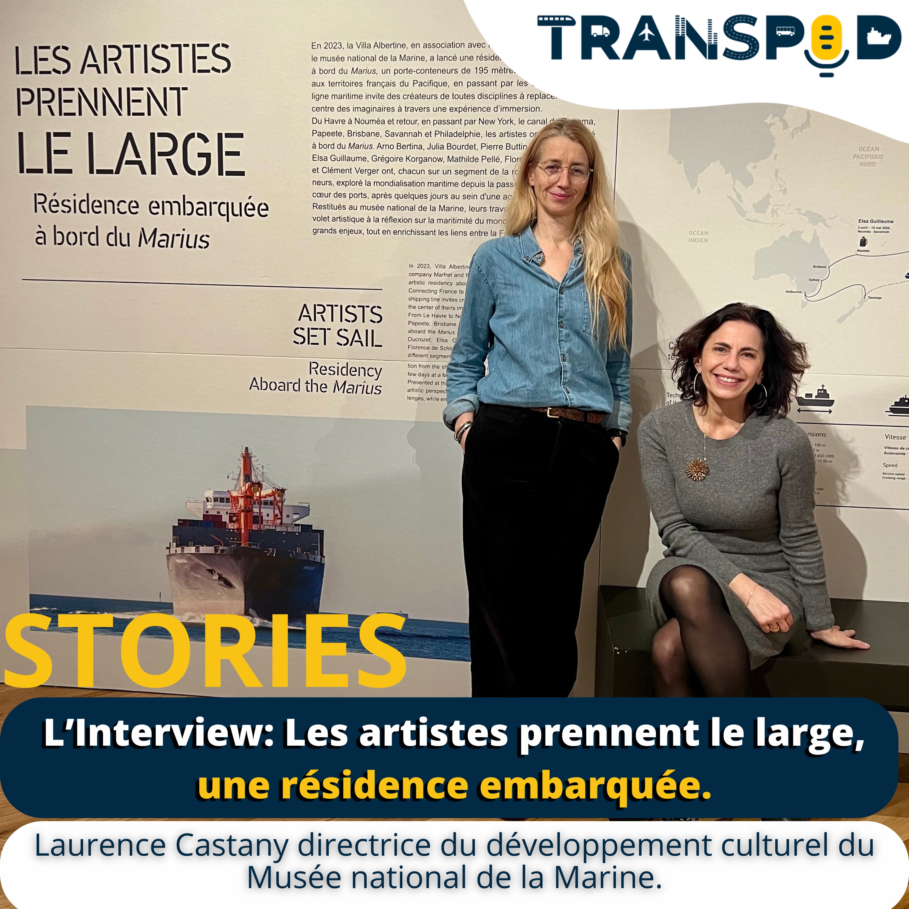Transpod Stories : Laurence Castany directrice du développement culturel  du Musée national de la Marine.