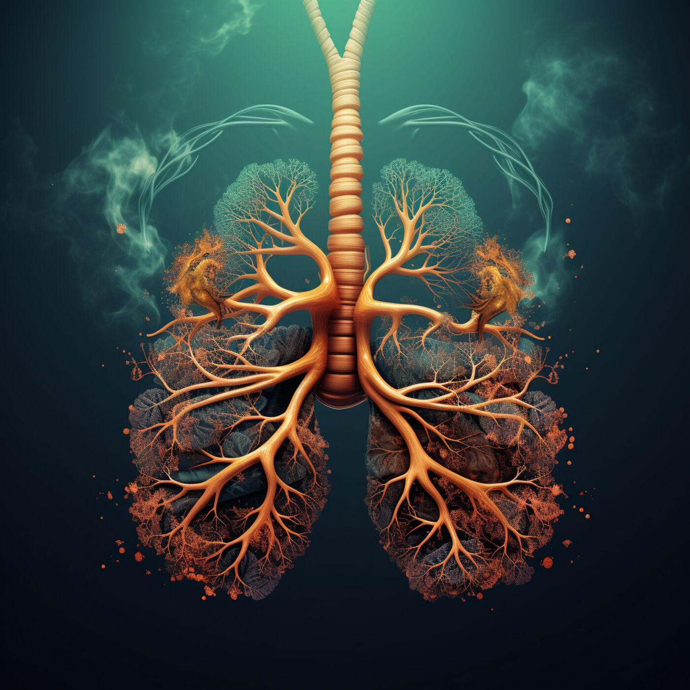 cover art for Eintauchen in die Lunge: Von Alveolen bis Zwerchfell