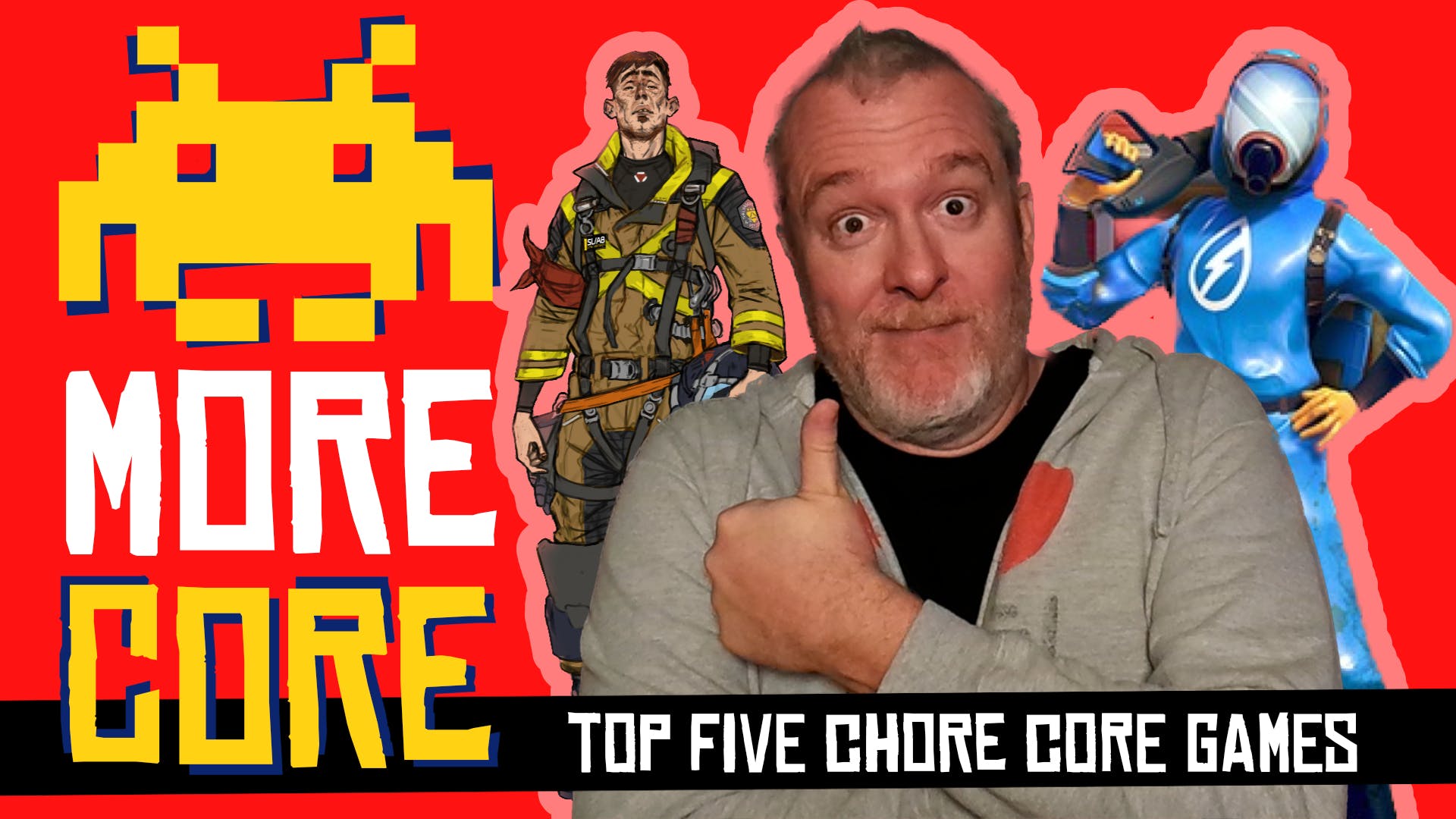cover art for MORE CORE: Scott's Top Five CHORE CORE games!