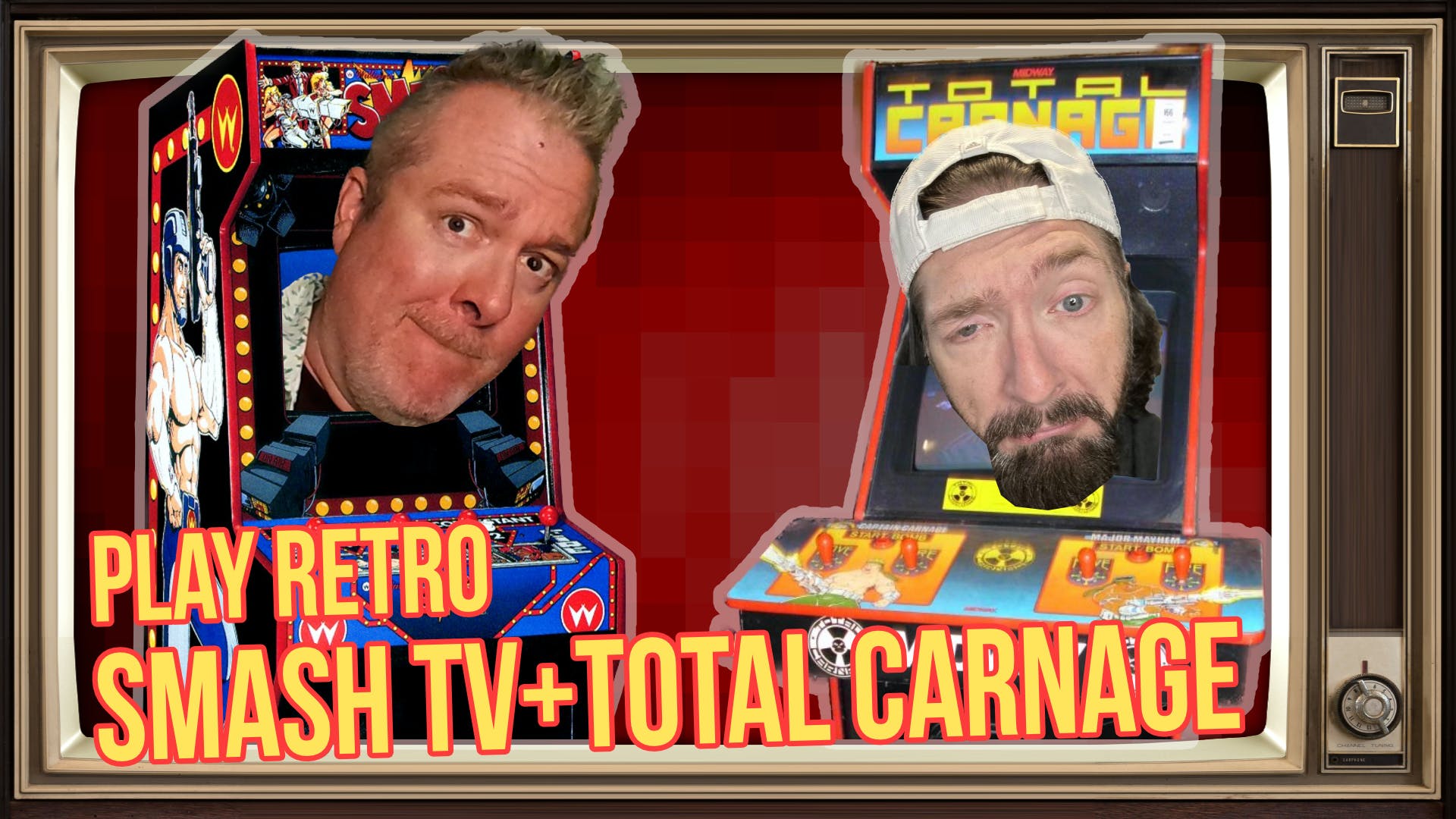 cover art for PLAY RETRO 80: SMASH TV + Total Carnage