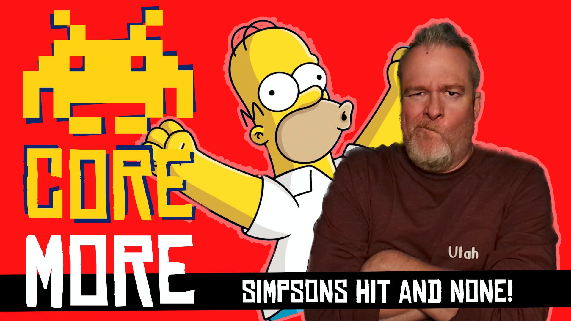 cover art for MORE CORE: Simpsons Hit and NONE!