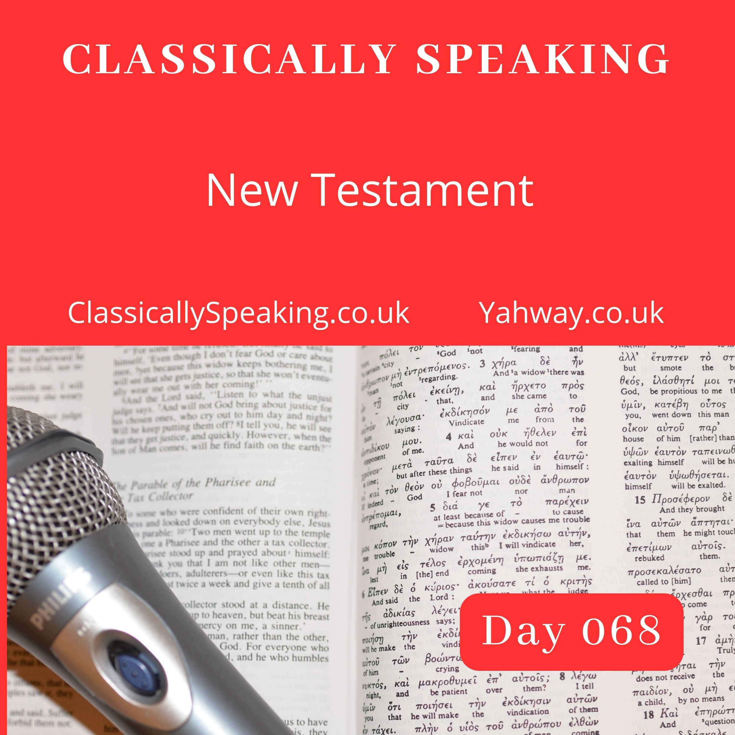 The Bible read to classical music daily