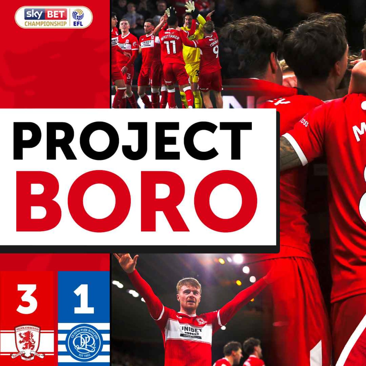 DARE TO DREAM? BORO WIN & MOVE 7 POINTS CLEAR OF 3RD! | Middlesbrough 3-1 QPR - Project Boro #151 DARE TO DREAM? BORO WIN & MOVE 7 POINTS CLEAR OF 3RD! | Middlesbrough 3-1 QPR - Project Boro #151