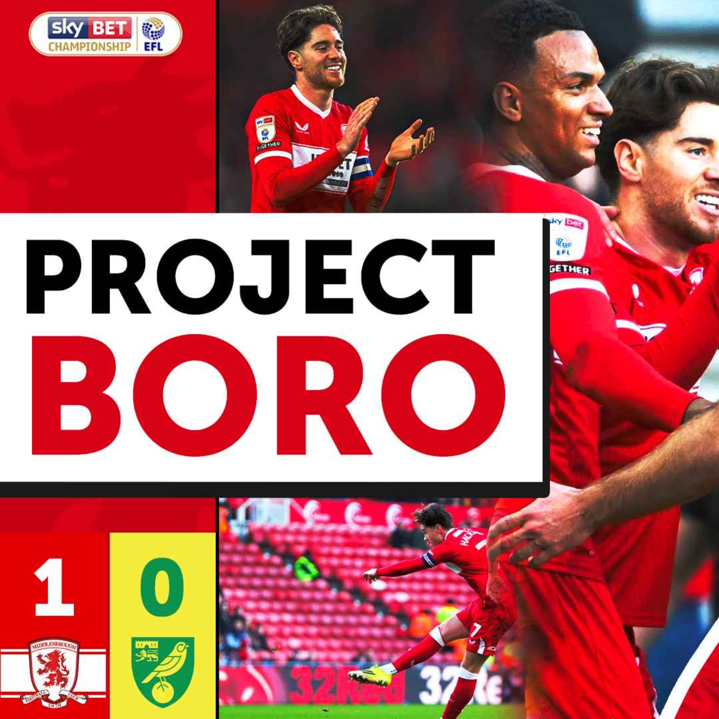 5 IN A ROW! BORO MOVE JOINT TOP OF THE LEAGUE! | Middlesbrough 1-0 Norwich City - Project Boro #161