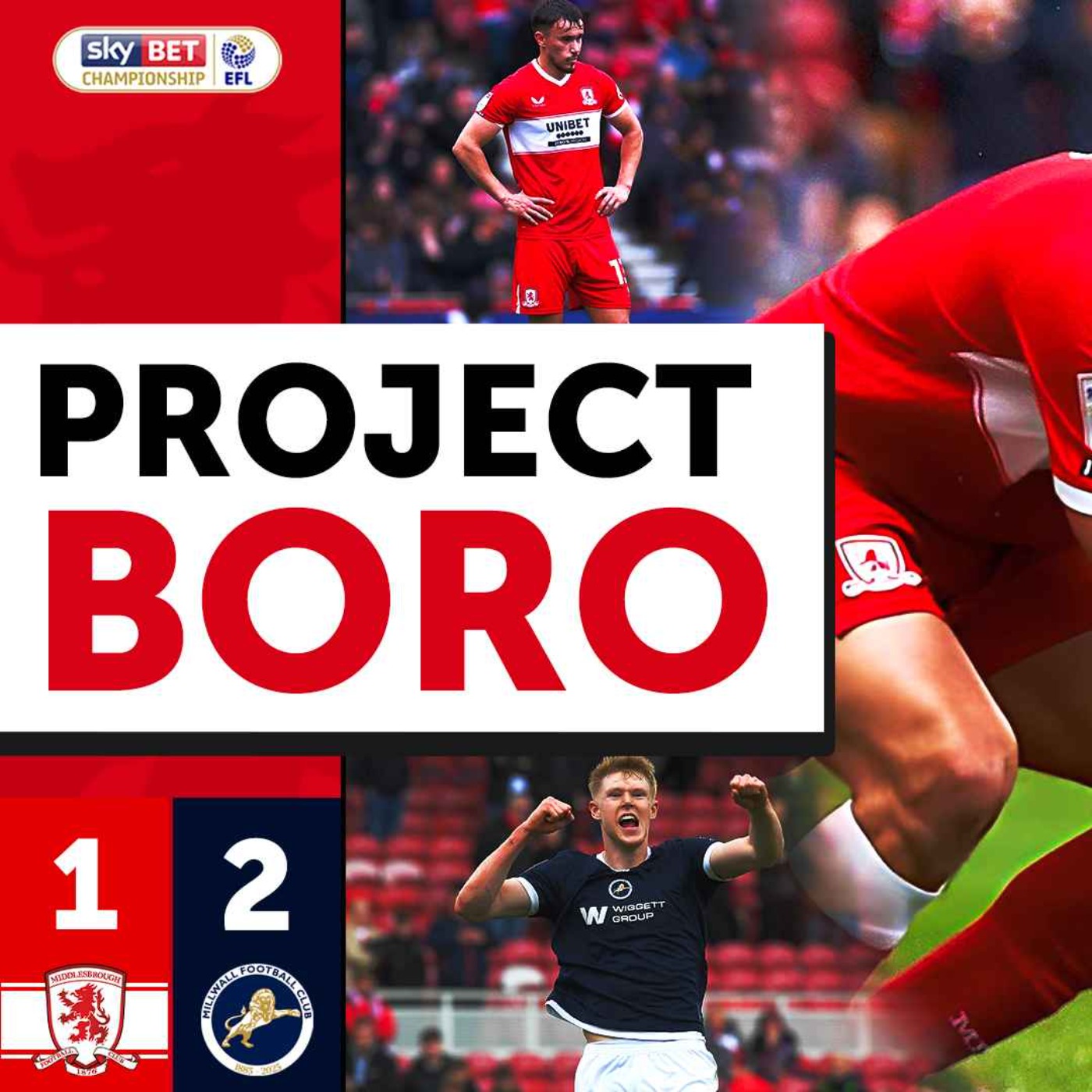 BORO BOTTLE AUTOMATIC SHOWDOWN LOSING TO MILLWALL! | Middlesbrough 1-2 Millwall - Project Boro #175 episode artwork