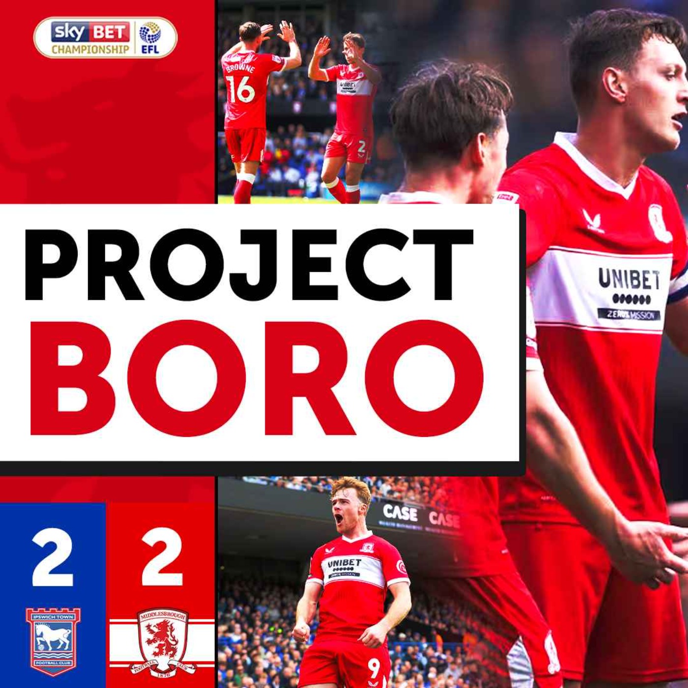 BORO ROBBED OF 3 HUGE POINTS AT IPSWICH! | Ipswich Town 2-2 Middlesbrough - Project Boro #179 episode artwork