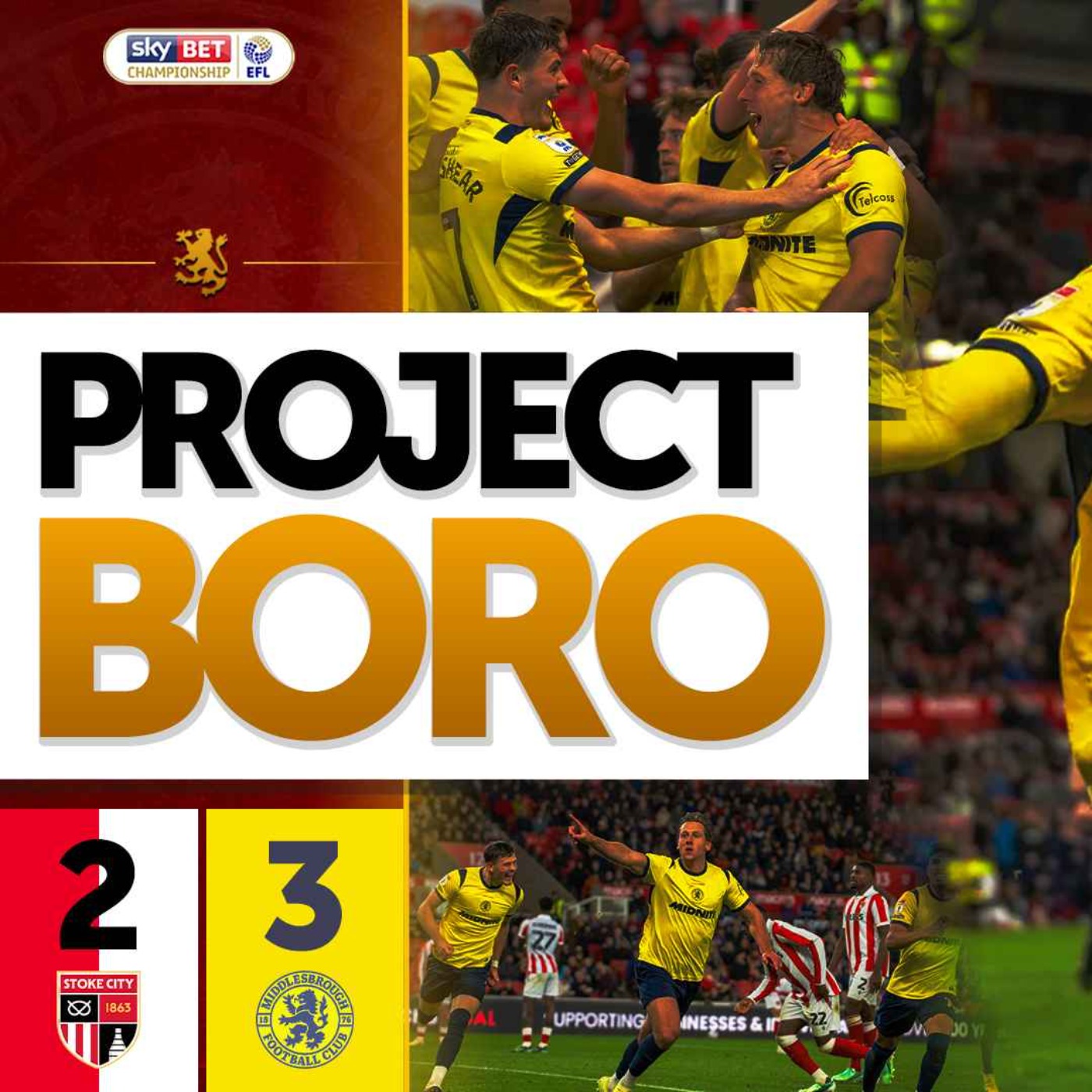 BORO BEAT STOKE WITH ANOTHER STOPPAGE TIME WINNER! | Stoke City 2-3 Middlesbrough - Project Boro #204