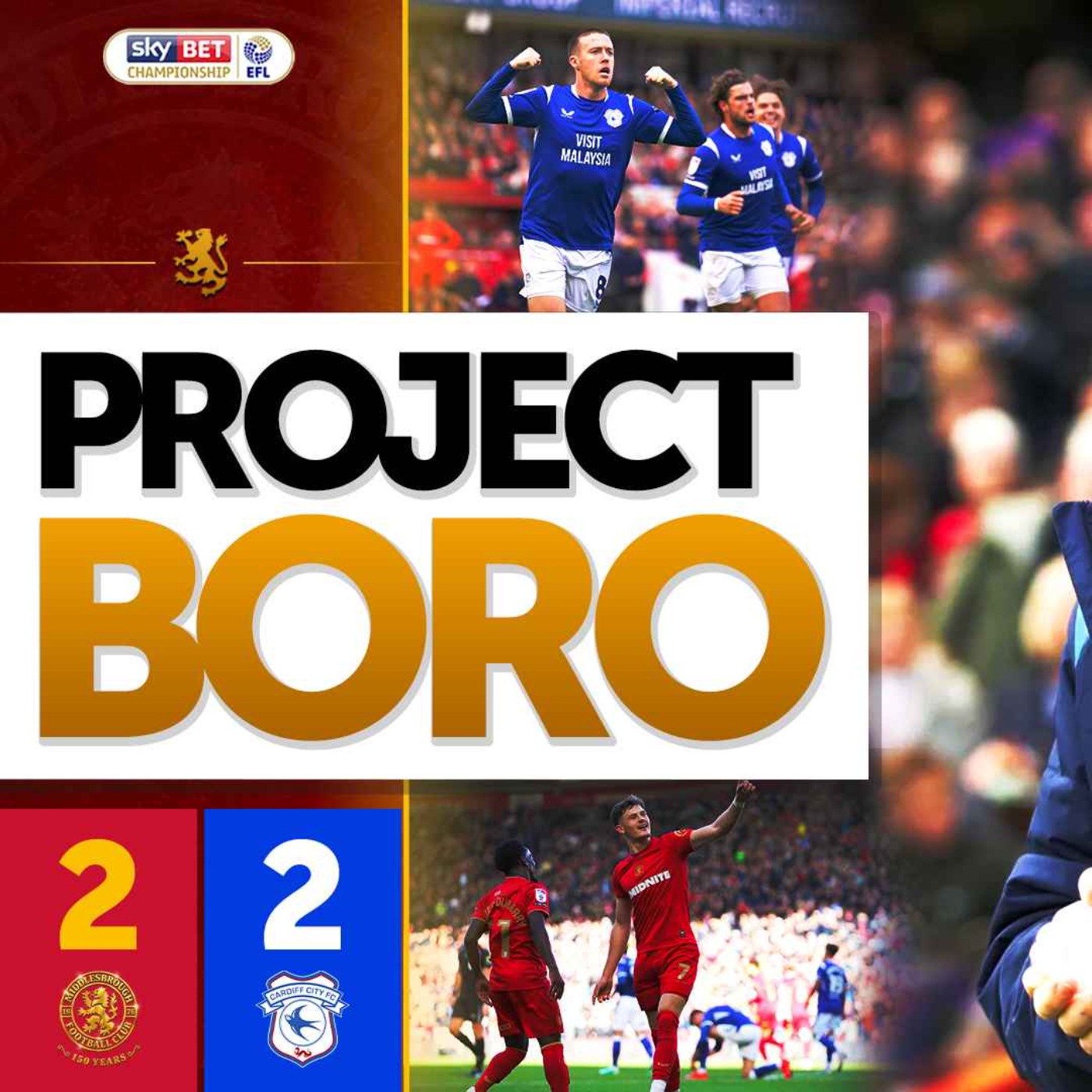 BORO RESCUE A POINT BUT CONCEDE TWO GOALS AGAIN! | Middlesbrough 2-2 Cardiff City -Project Boro #205