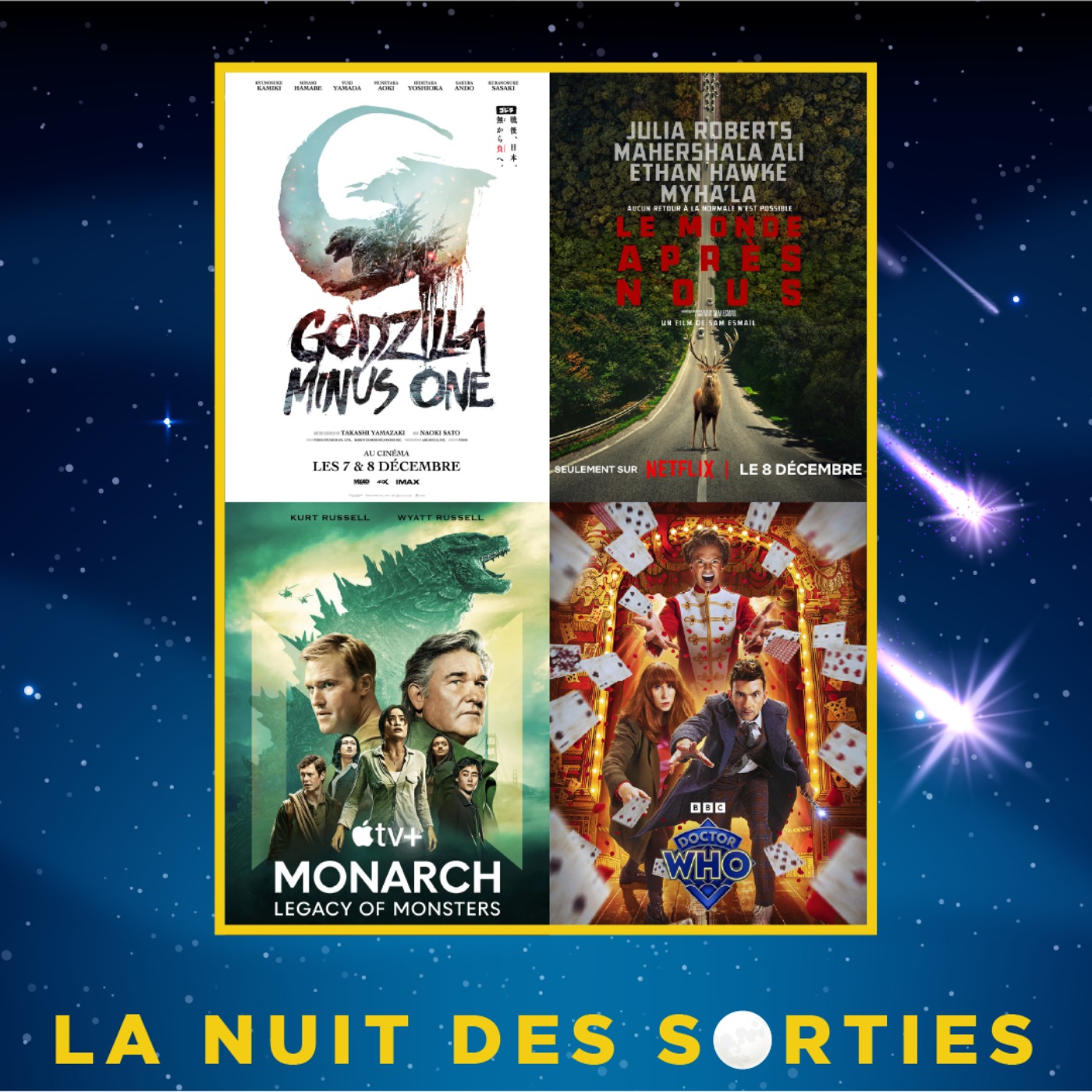 GODZILLA MINUS ONE, LE MONDE APRÈS NOUS, DOCTOR WHO, HBO EN 2025
