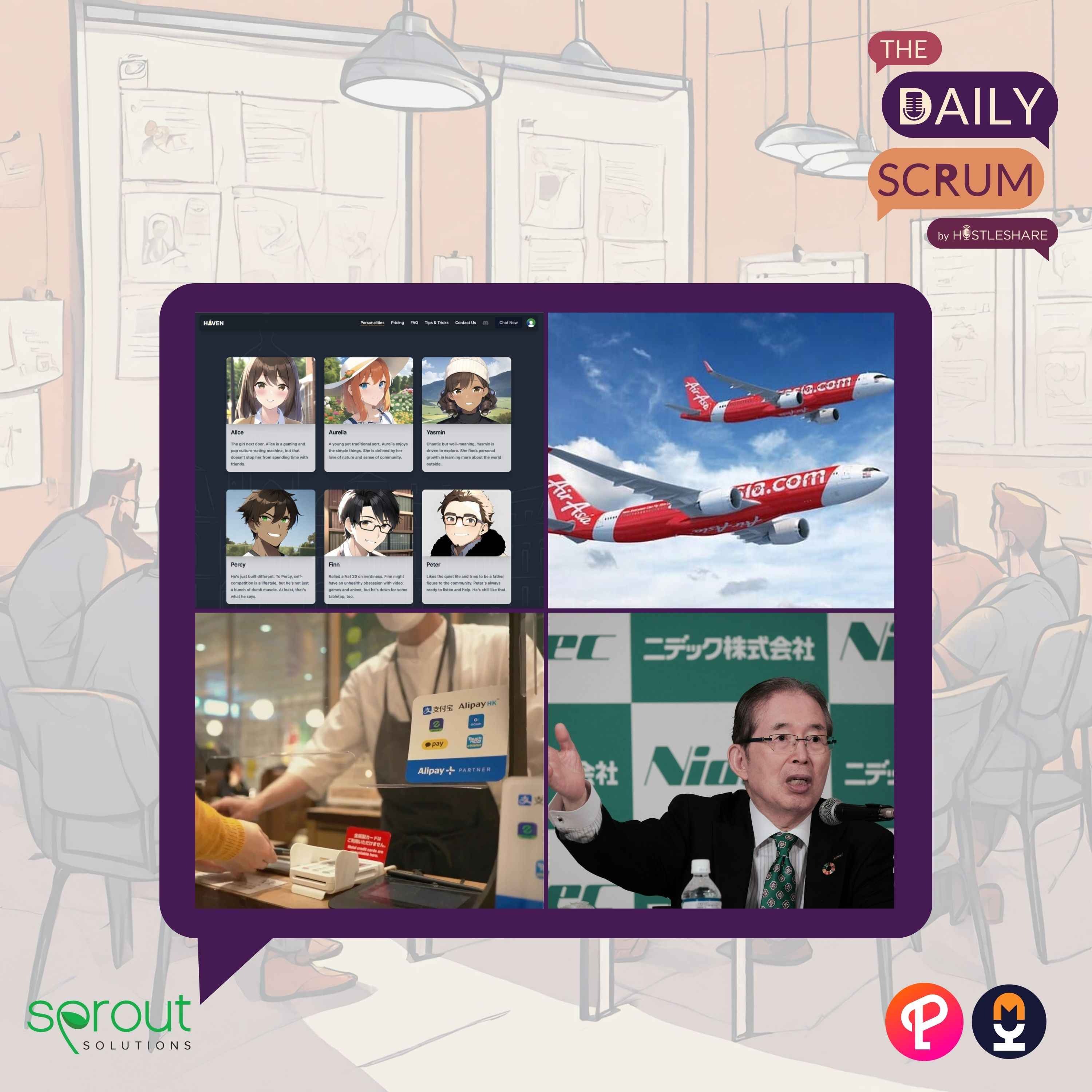 Innovative Philippine startup Amica AI's Haven chatbot addresses loneliness issues, Airasia soars as monthly active users surge 48% in 4Q 2023
