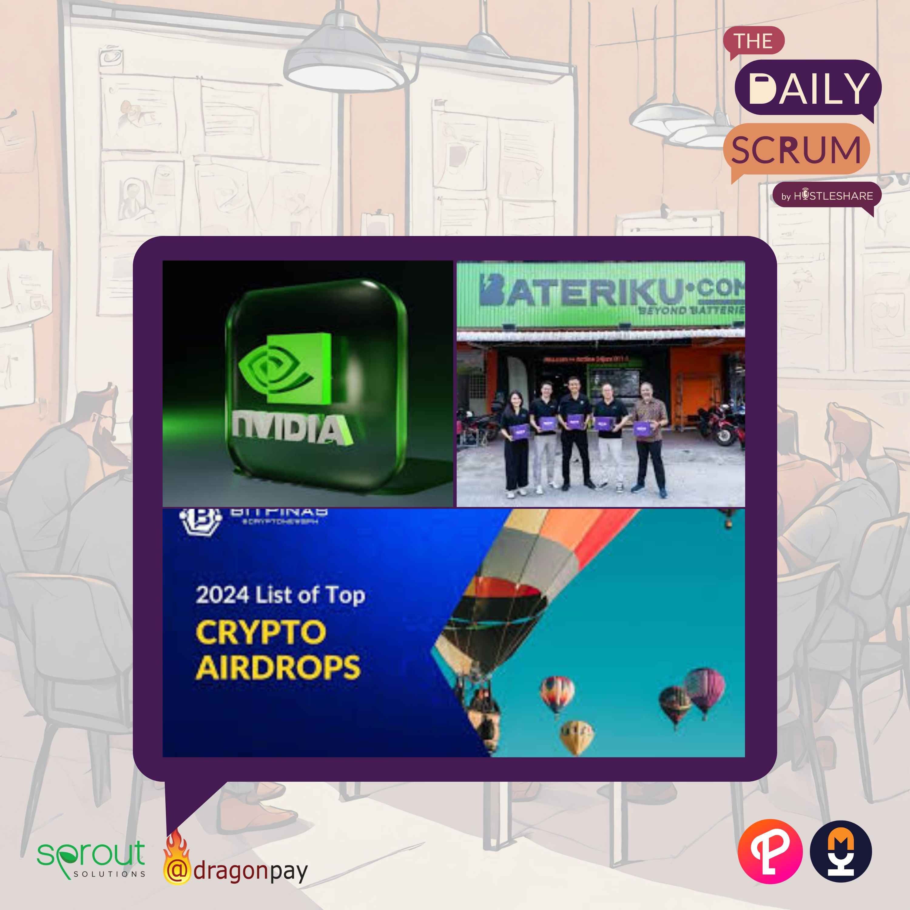 Nvidia To Become Major Shareholder In Japan's Sakana AI and Malaysia's Bateriku.com Secures $7.4m In Series B Funding