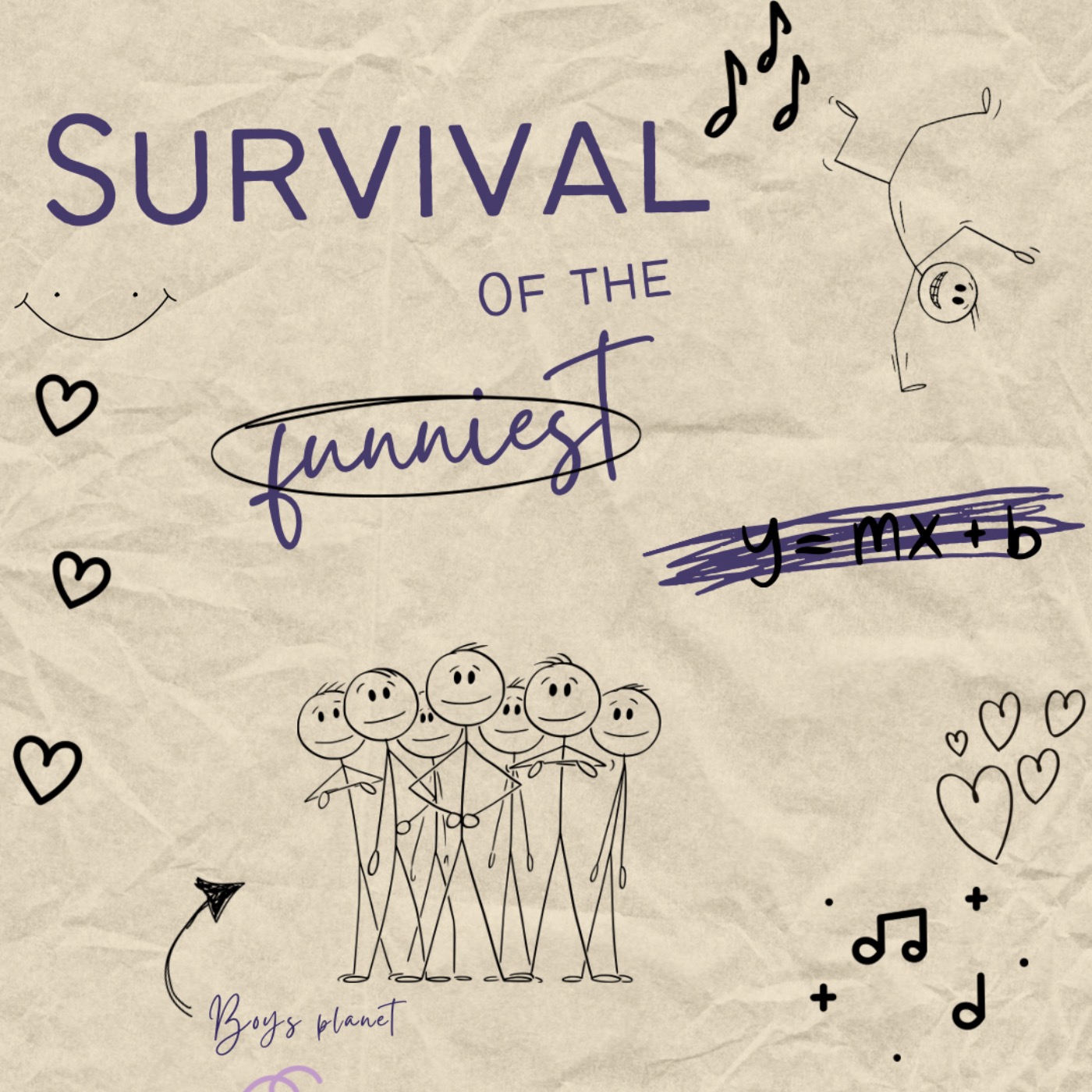 cover art for Survival of the Funniest 