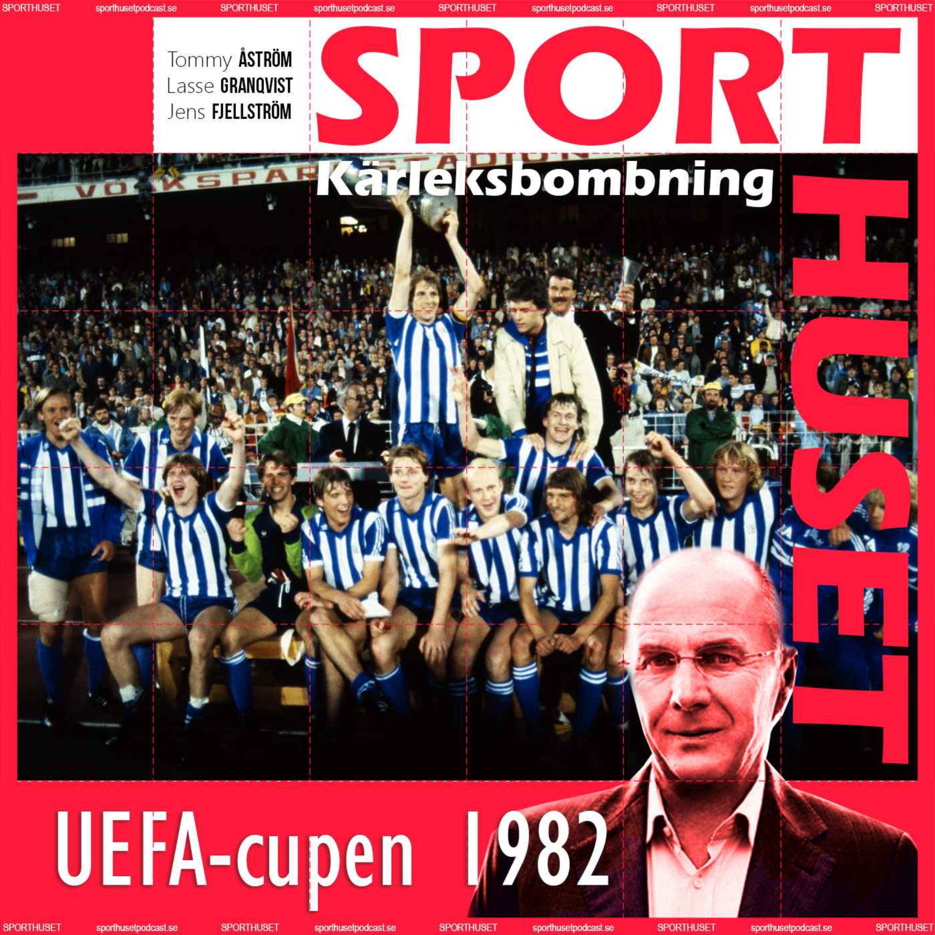 cover art for Kärleksbombning - UEFA-cupen 1982