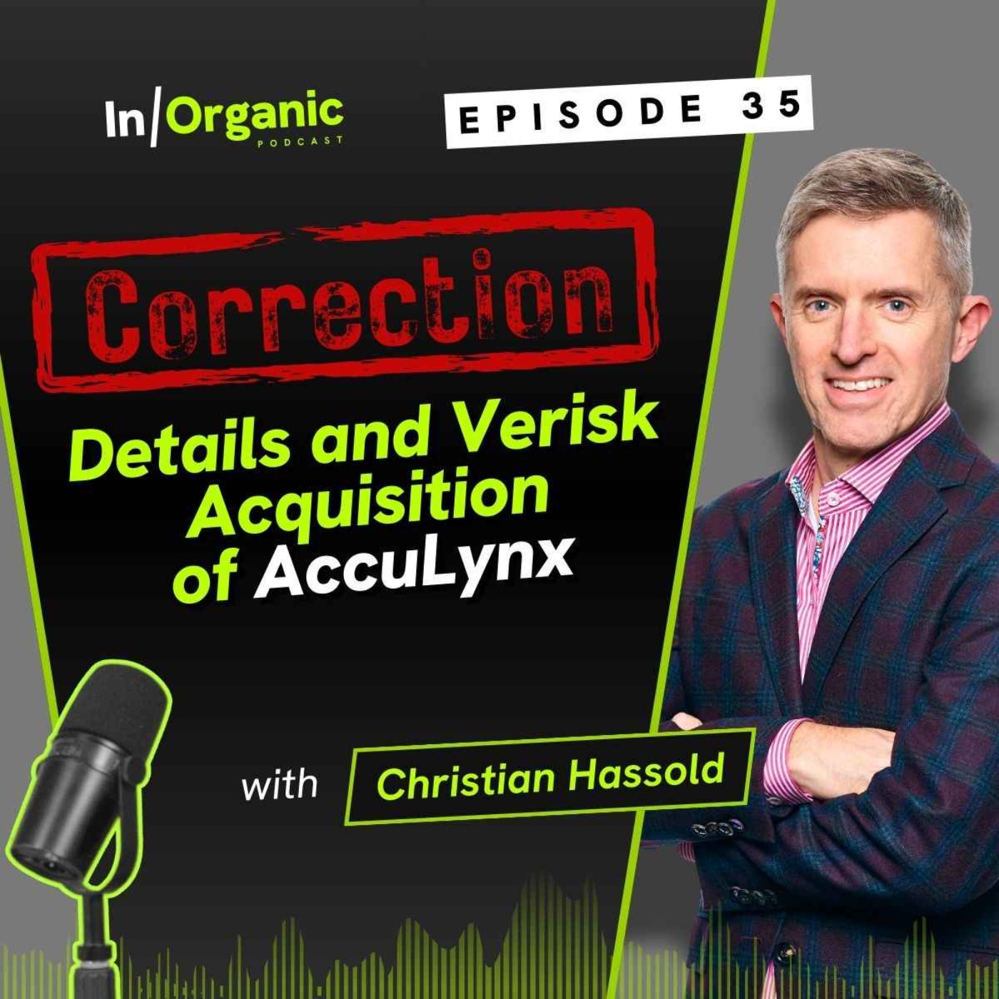 E35: Correction! Update on Details of Verisk's Planned Acquisition of Acculynx episode artwork