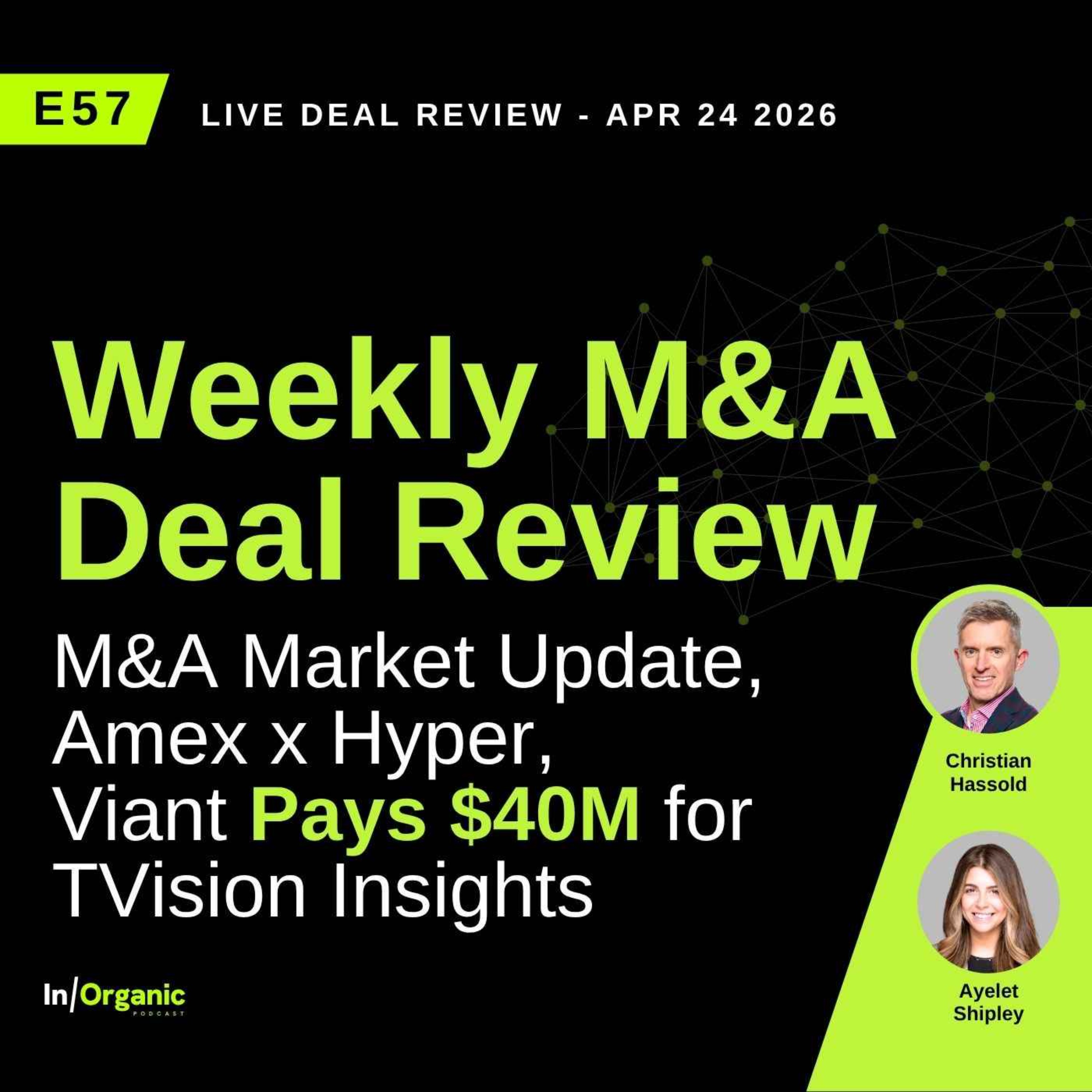 E57: Deal Review: Amex x Hyper, Viant x TVision, The Real Story Behind "Declining" Ad Tech M&A episode artwork