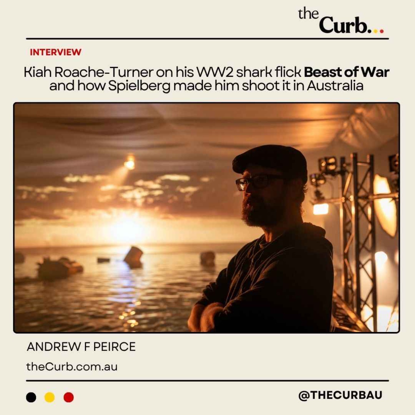 Kiah Roache-Turner on his WW2 shark flick Beast of War and how Spielberg made him shoot it in Australia