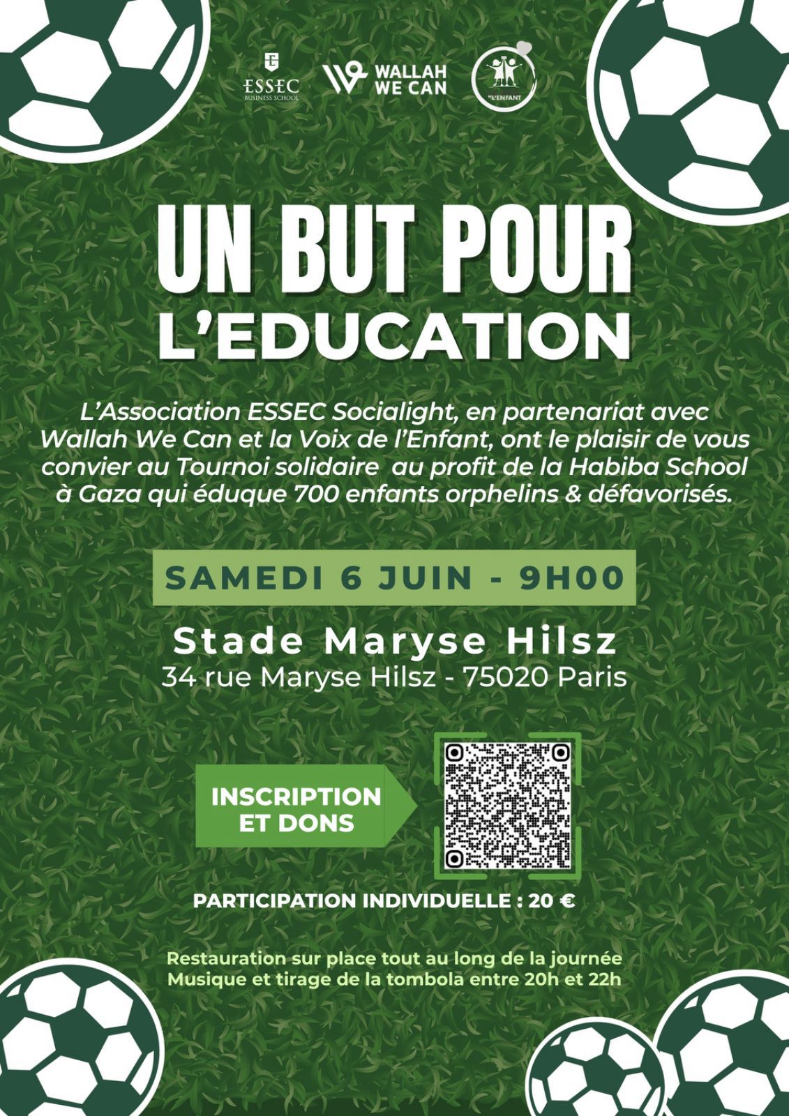 Tournoi au profit l'école Habiba à Gaza episode artwork