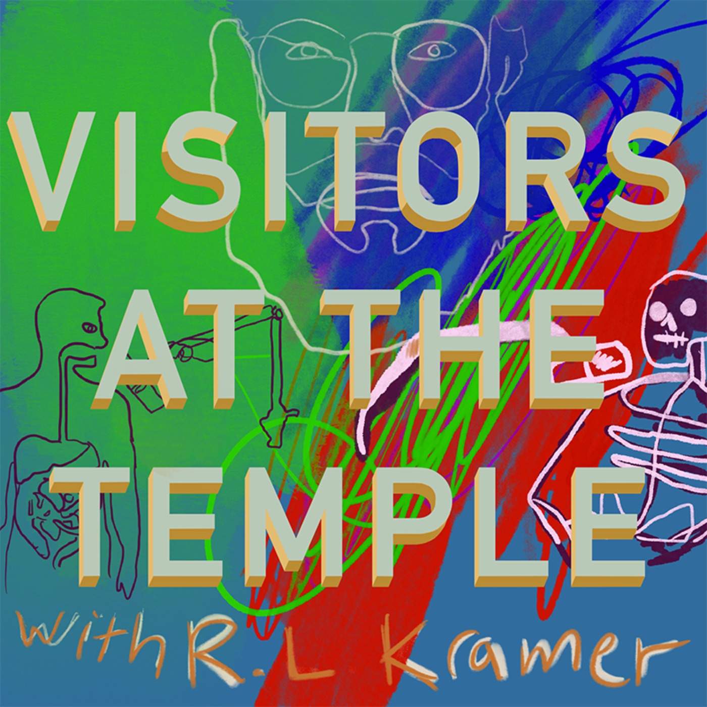 Visitors at the temple.