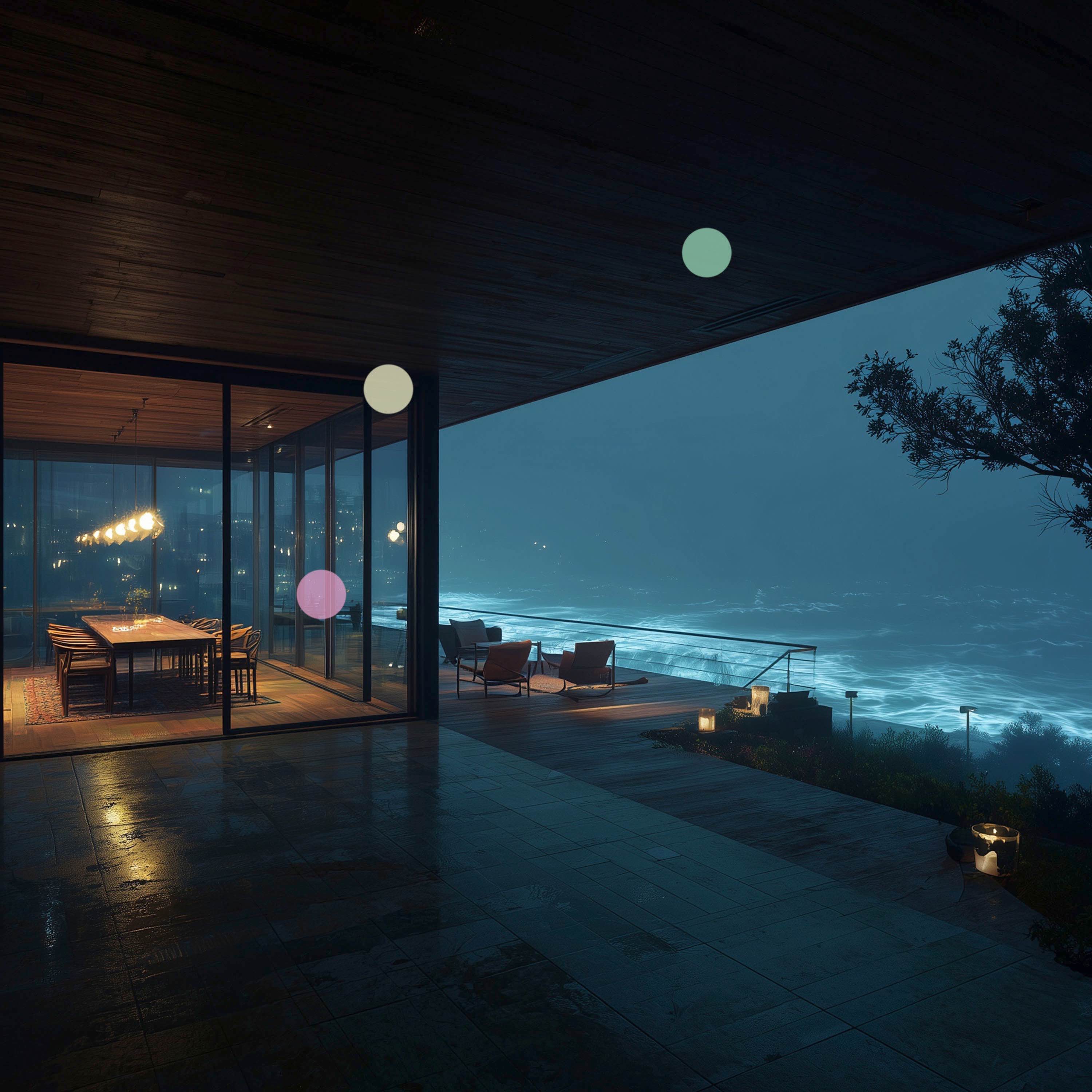 محيط تعصف به الرياح | اقتراب العاصفة من ملاذ ساحلي