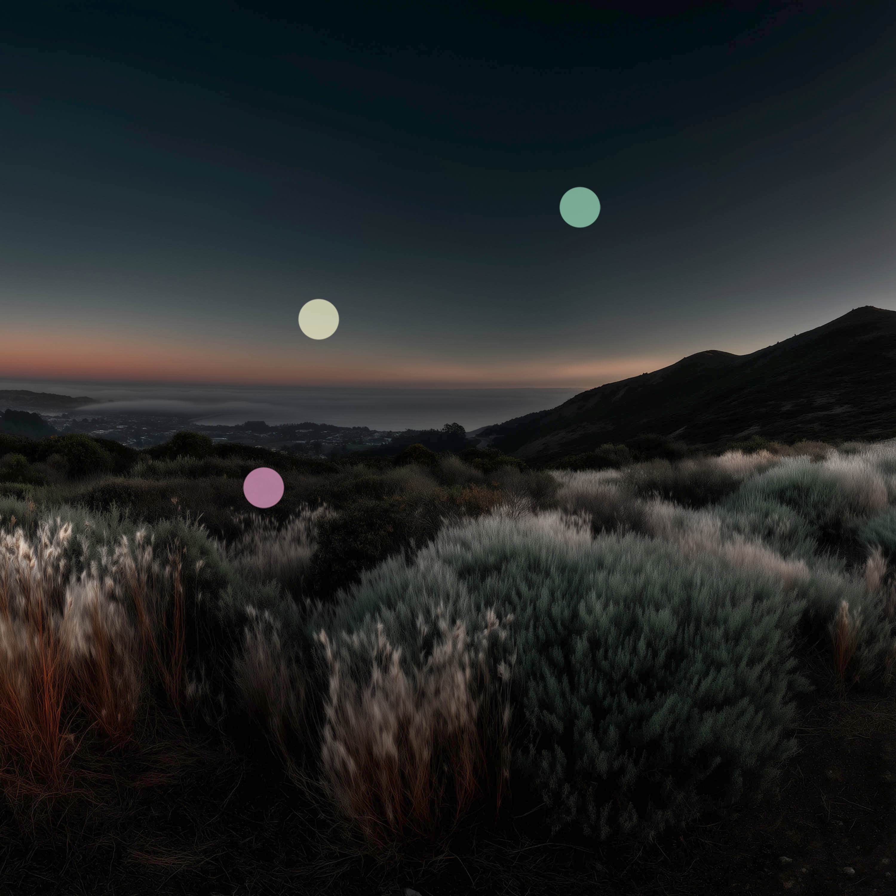 صوت الزيز في غسق المحيط الهادئ | أجواء ليلية