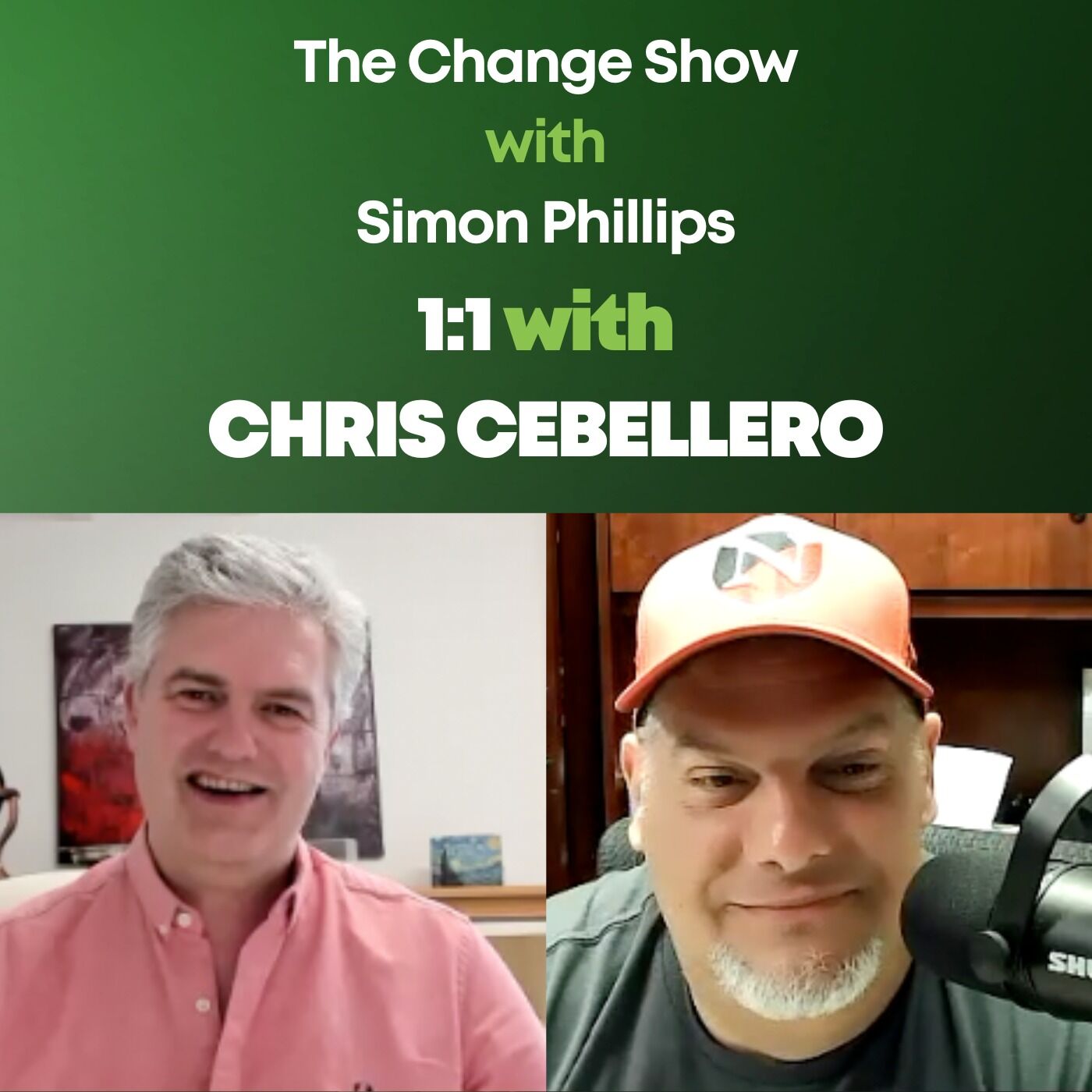 cover art for The Change Man Interviews - with Chris Cebellero