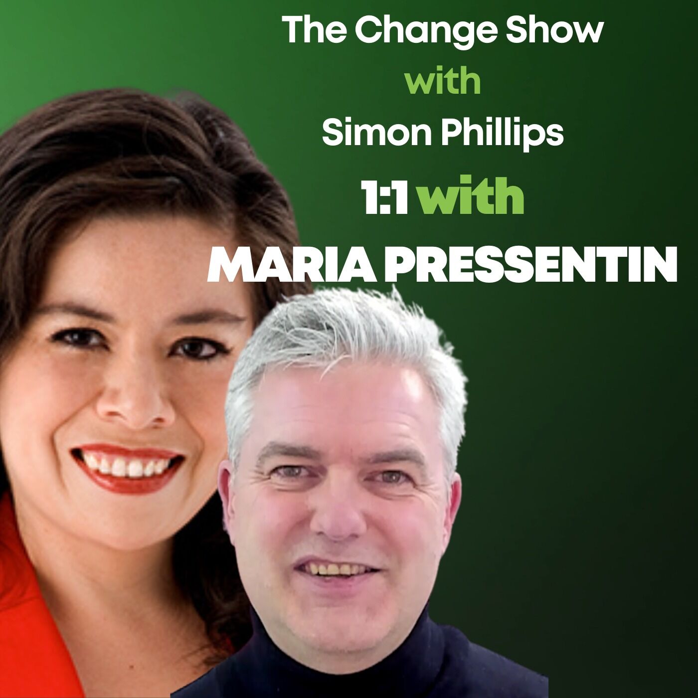 cover art for The Change Man Interviews - with Maria Pressentin