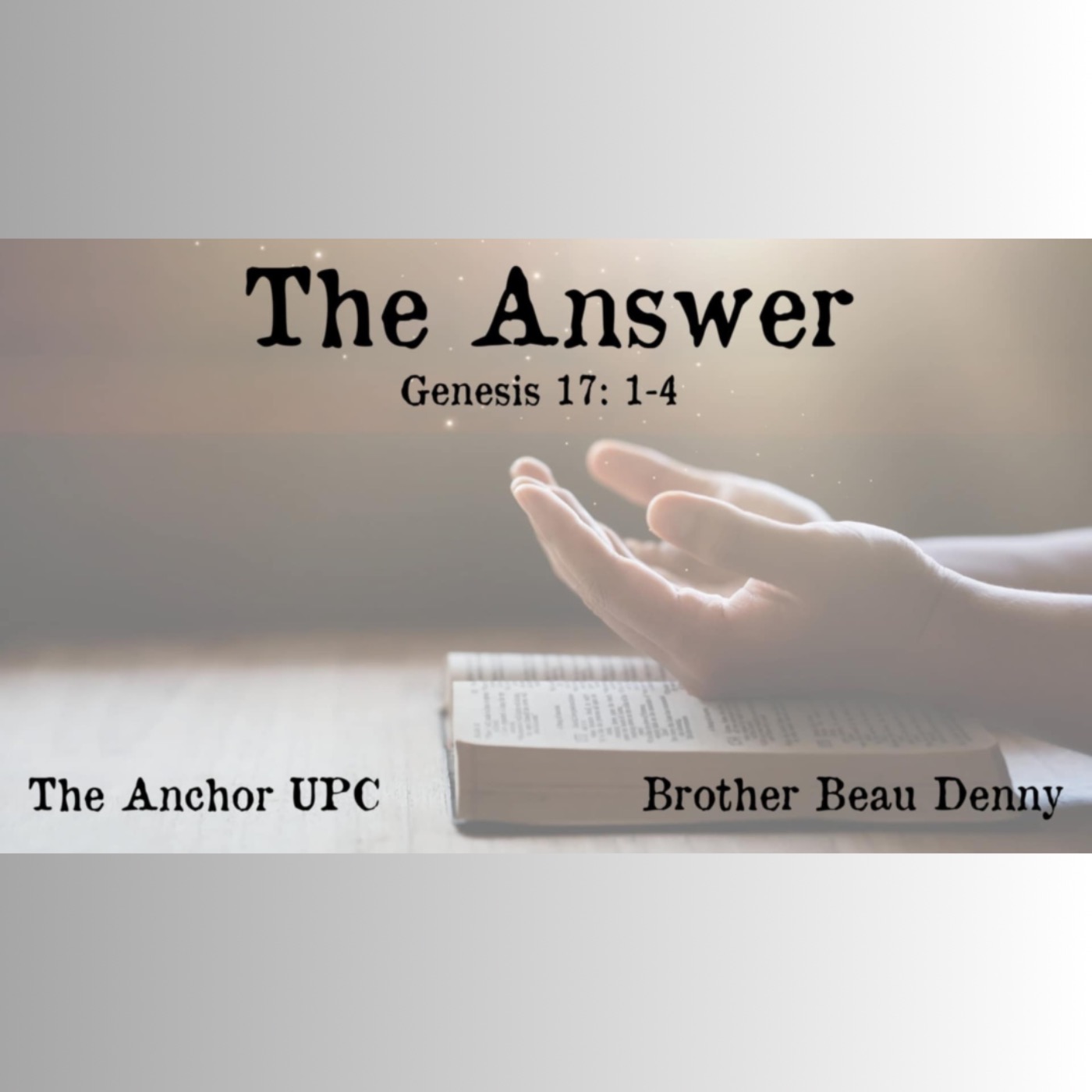 The Answer - Bro Beau Denny episode artwork