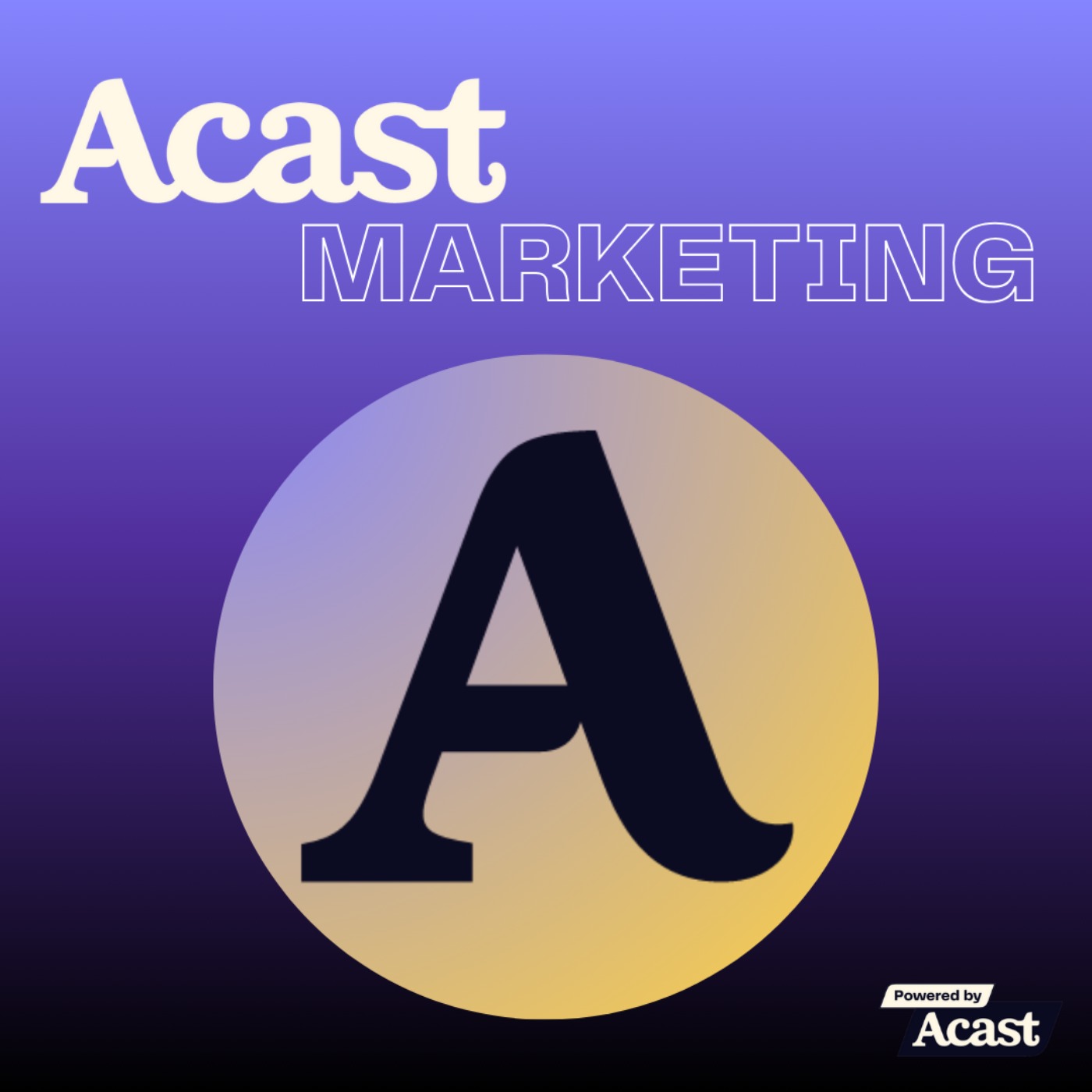 Acast Marketing podcast artwork