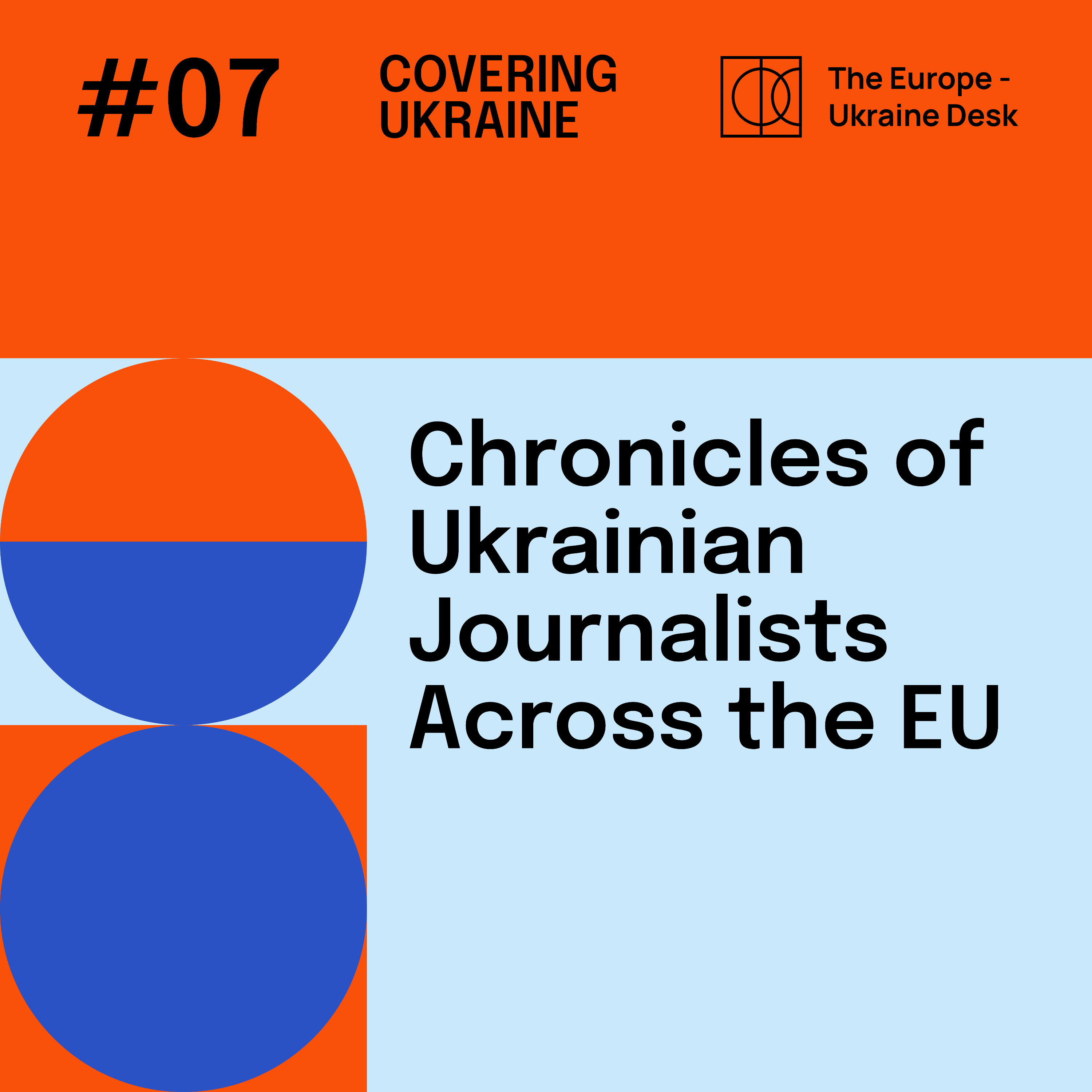 cover art for Chronicles of Ukrainian Journalists Across the EU