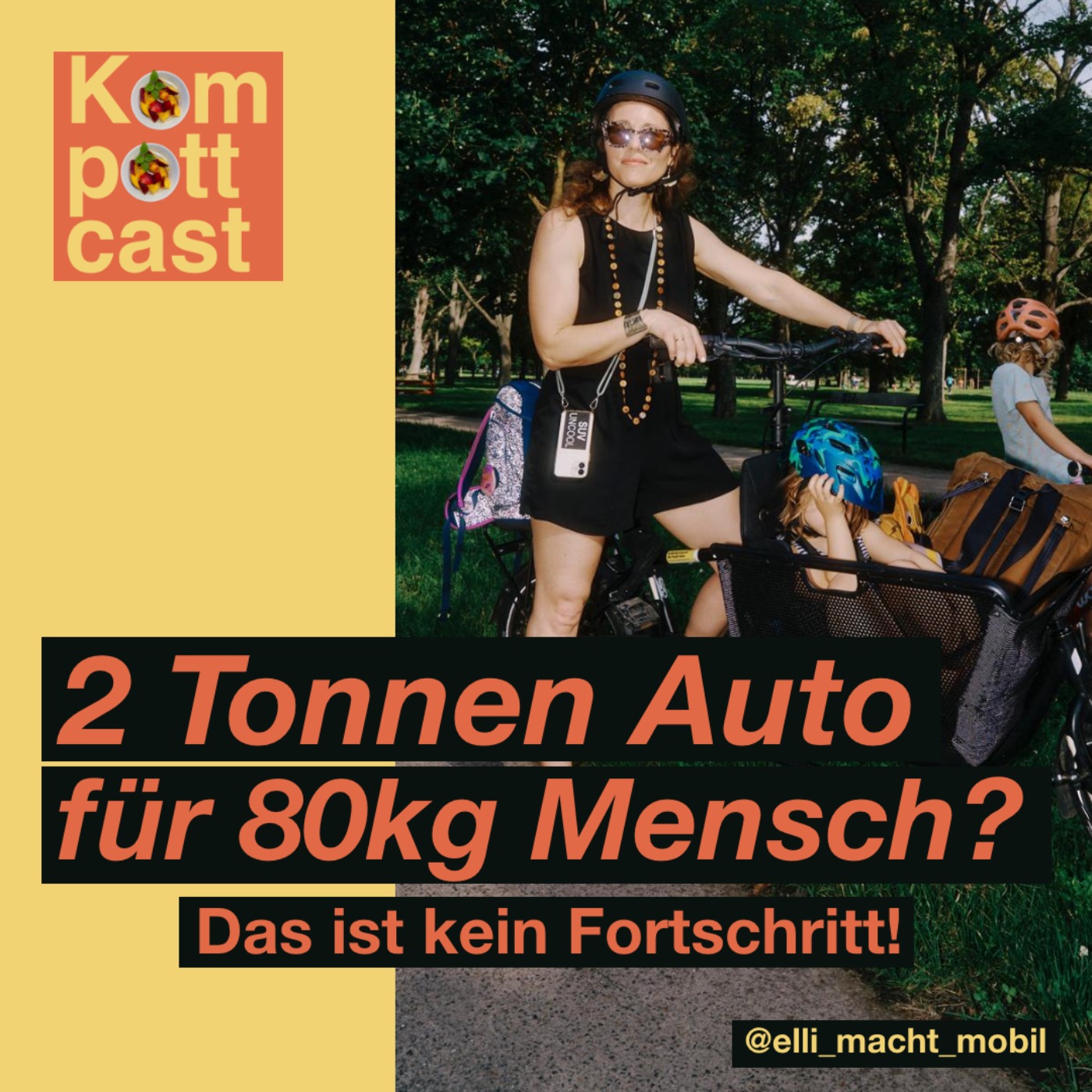 2 Tonnen Auto für 80kg Mensch?