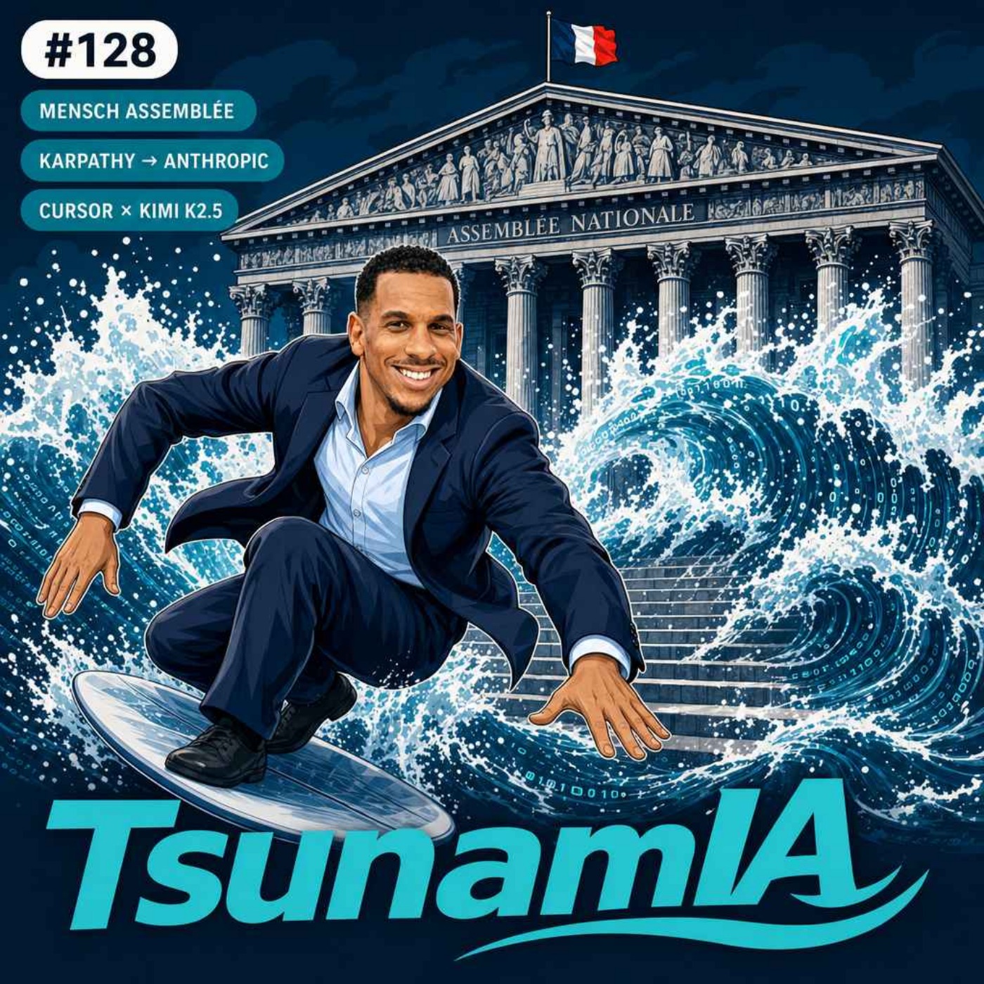 #128 - Arthur Mensch à l'Assemblée, Gemini Omni et Karpathy chez Anthropic episode artwork