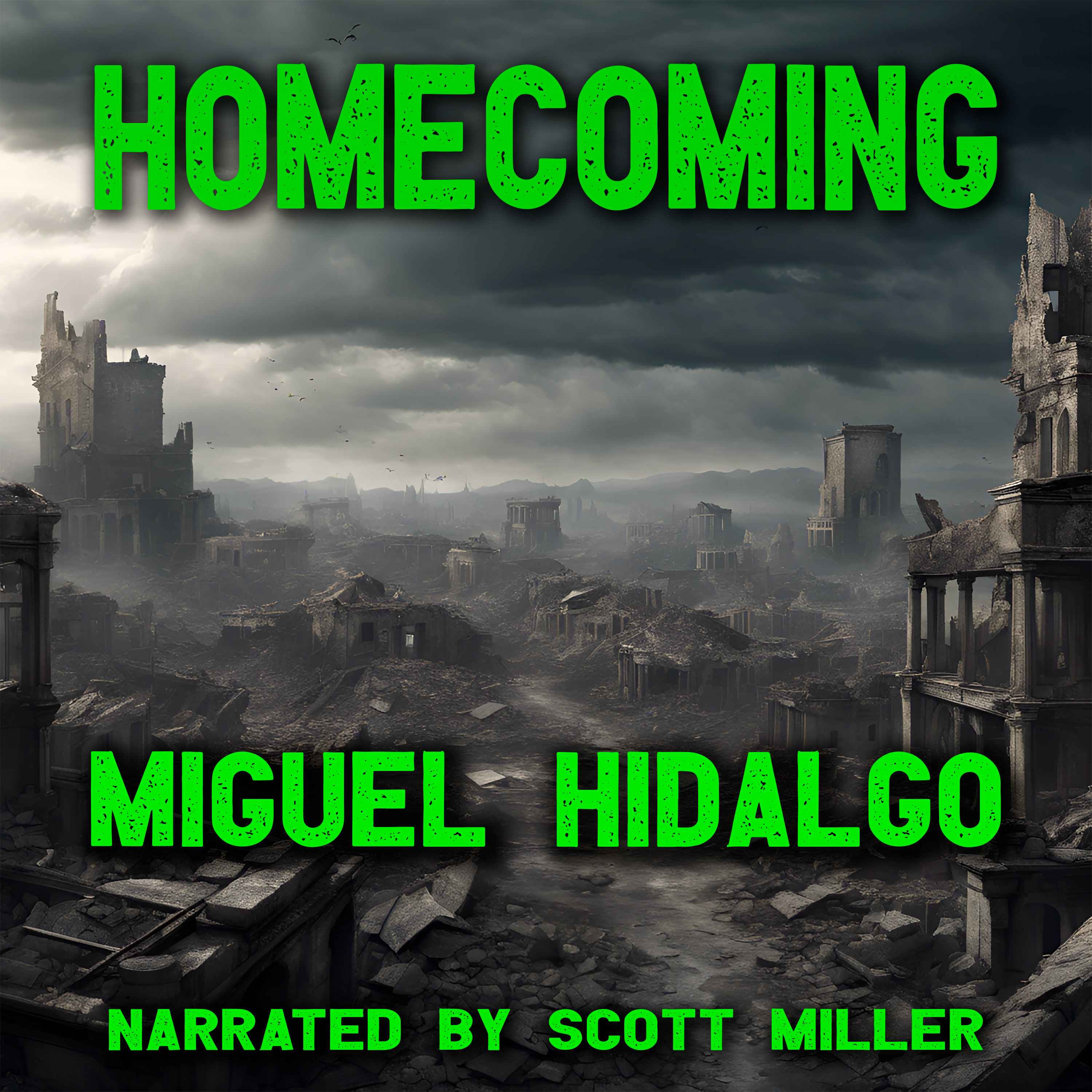 cover art for Homecoming by Miguel Hidalgo - 1950s Science Fiction Short Stories
