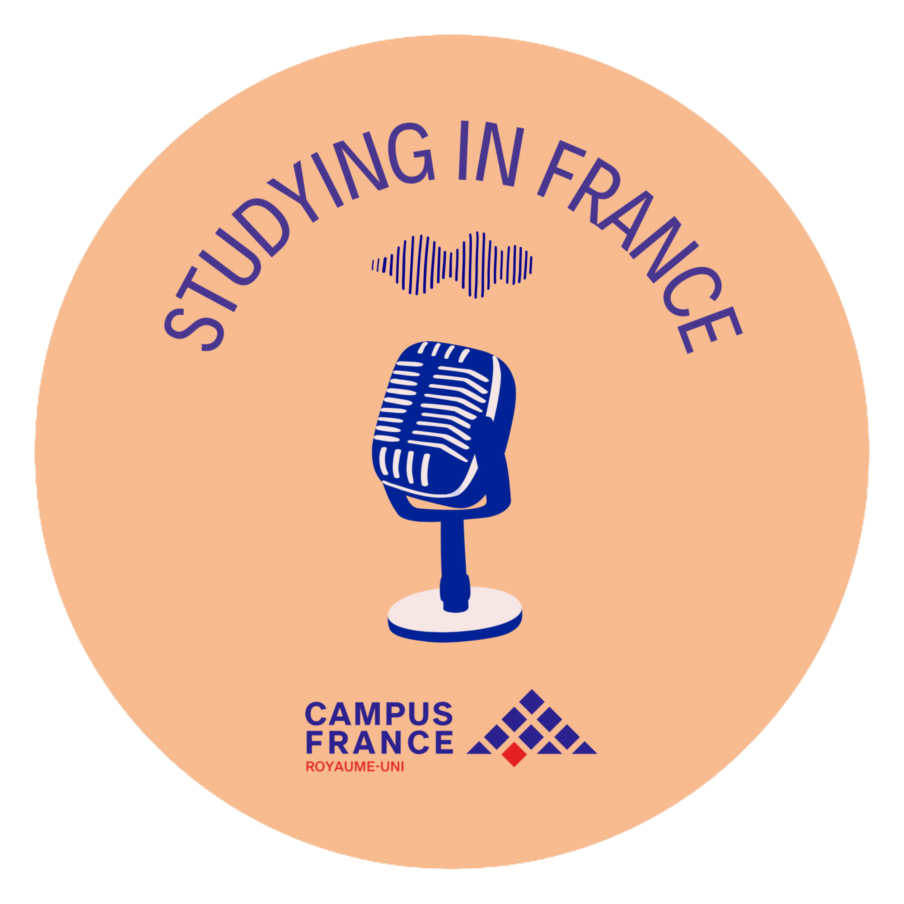 cover art for Episode 1: Introduction to the podcast Studying in France