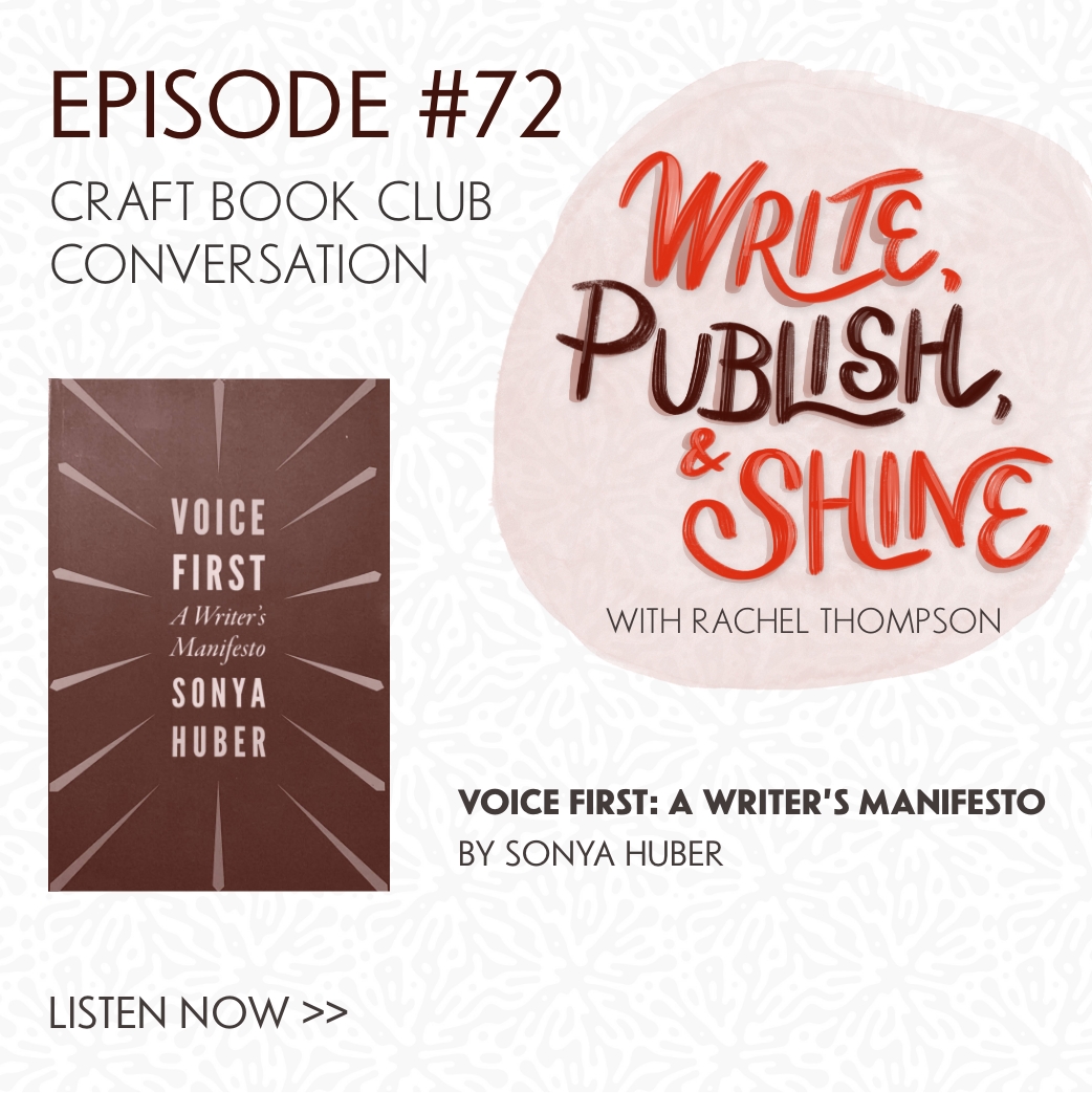 #72 Book Club: Voice First by Sonya Huber