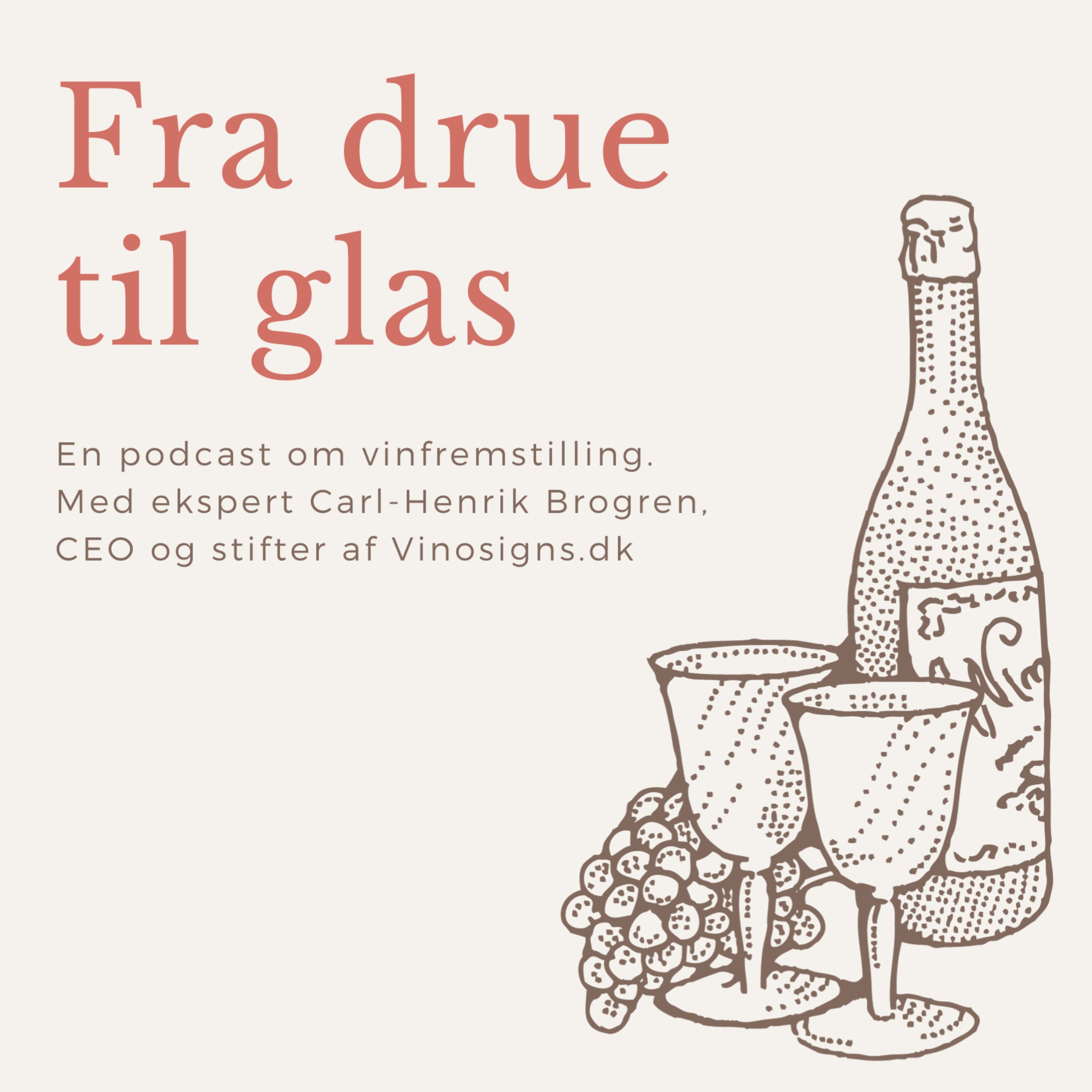 cover art for Fra drue til glas - Vinanalyser
