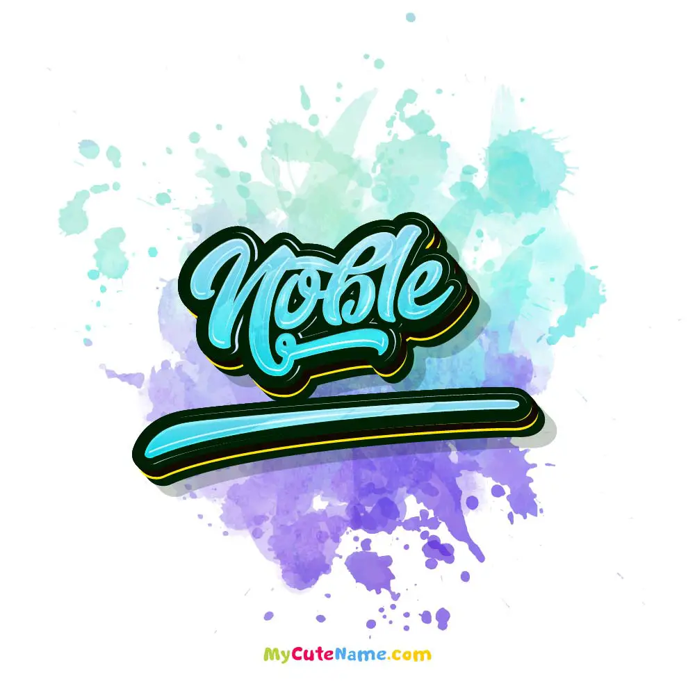 Noble meaning episode artwork