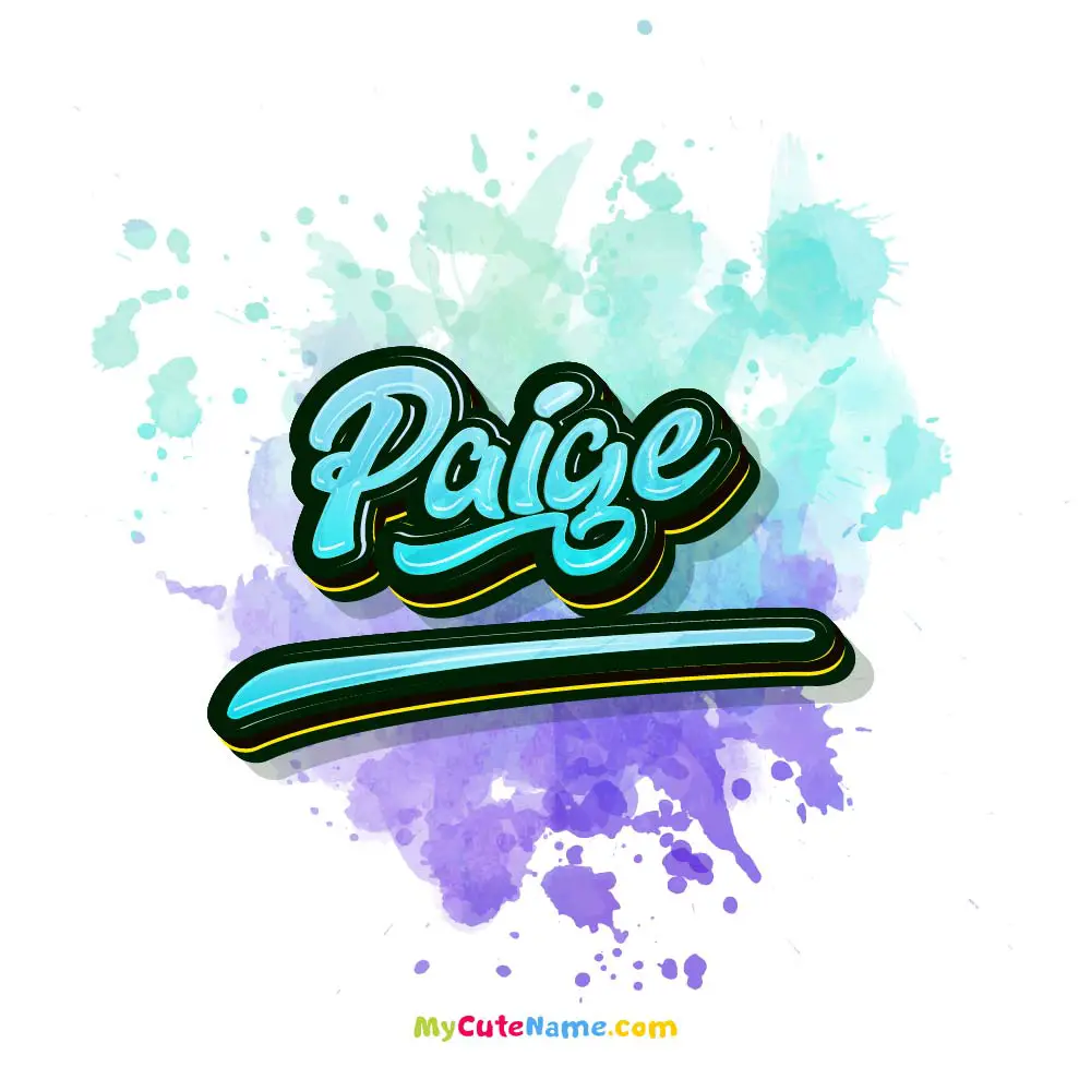 Paige meaning episode artwork