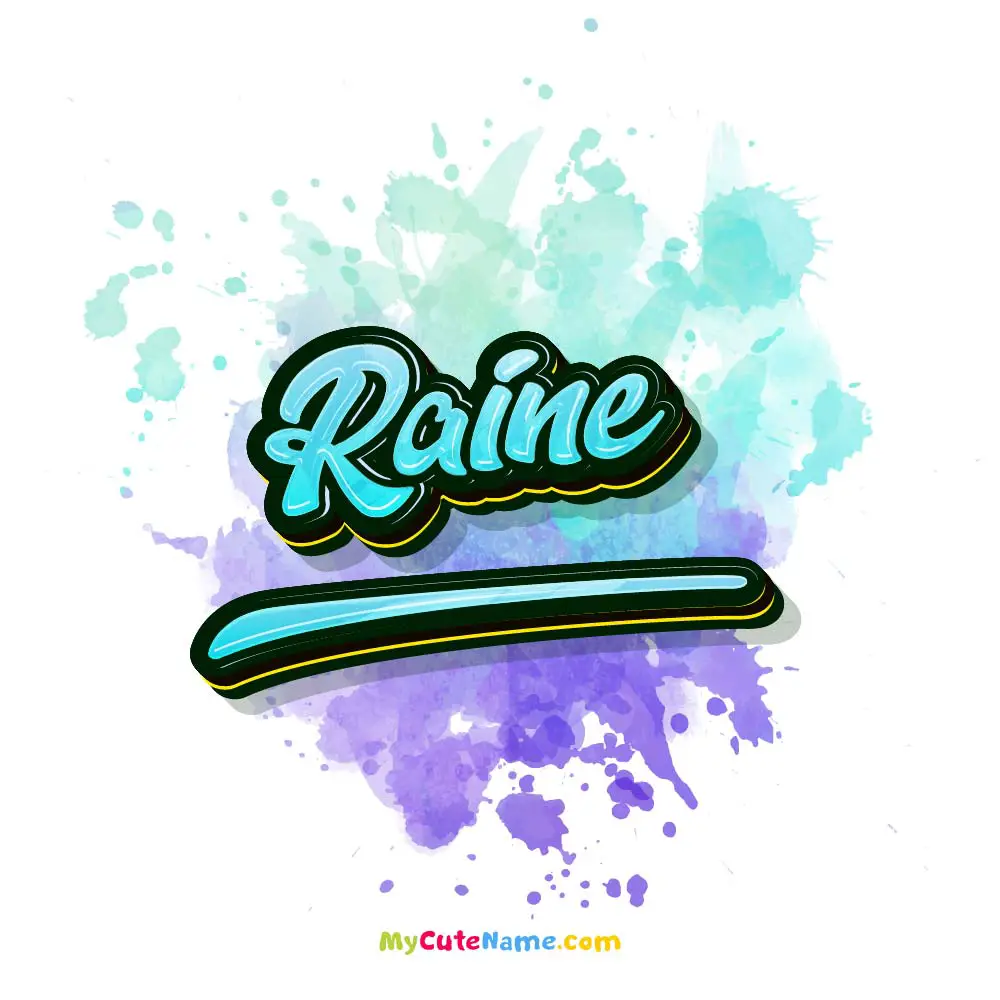 Raine meaning episode artwork