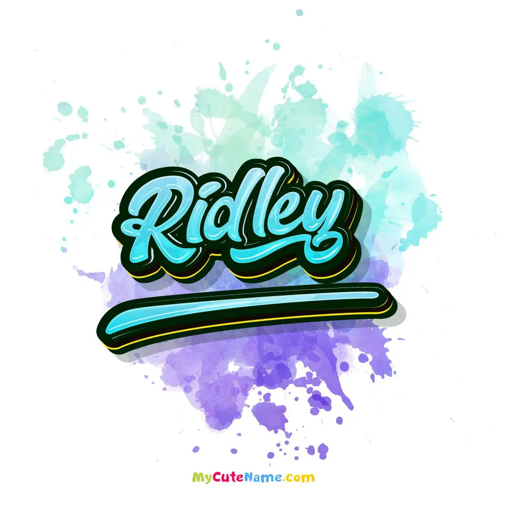 Ridley meaning episode artwork