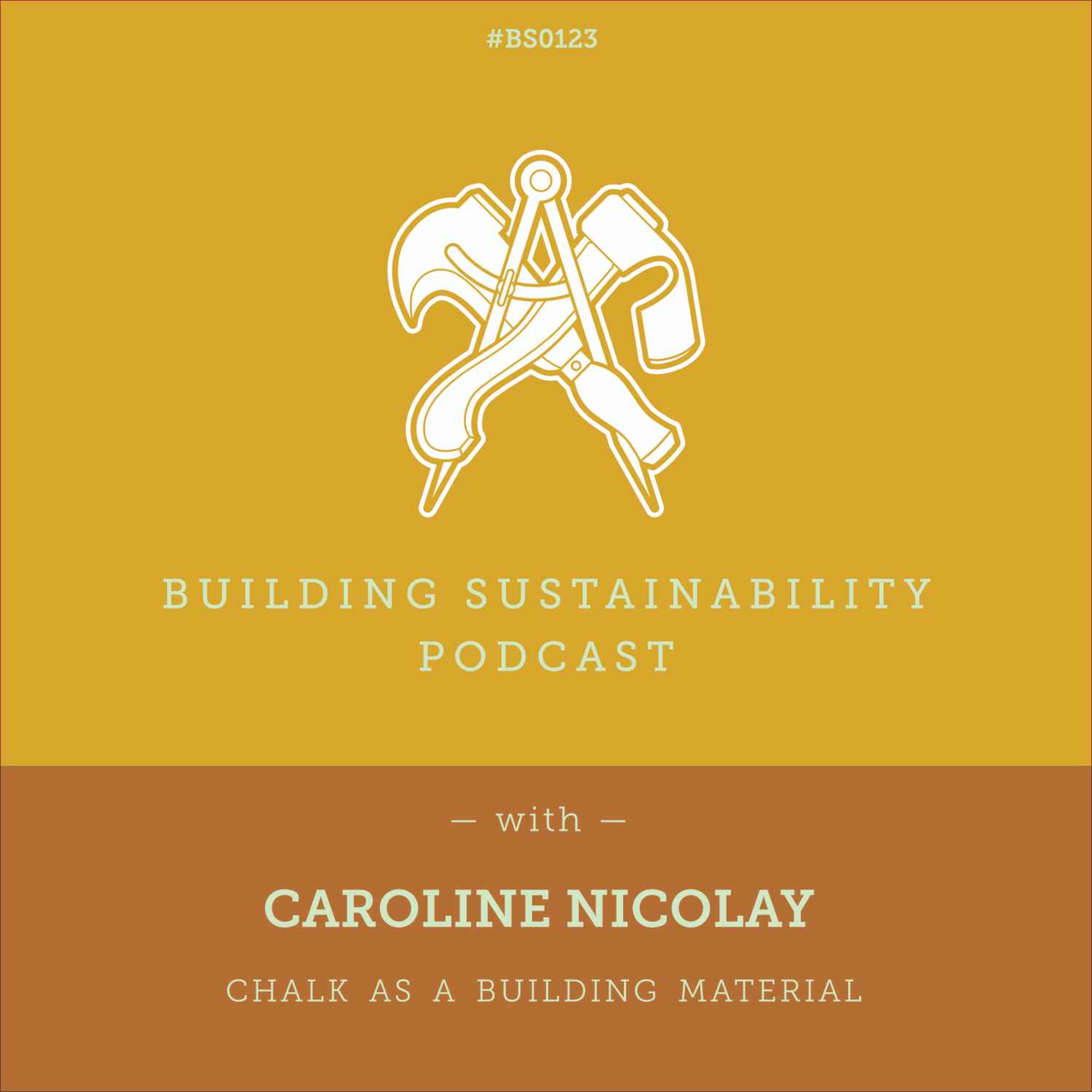 cover art for Chalk as a building material - Caroline Nicolay - BS123