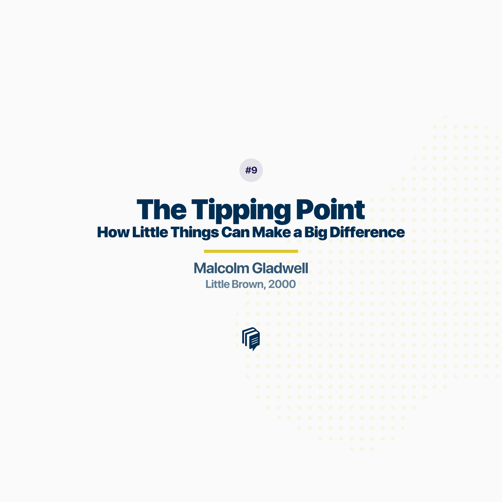 ‌BPLUS بی‌پلاس پادکست فارسی خلاصه کتاب - 1-9: The Tipping Point (خلاصه‌ی کتاب نقطه‌ی عطف)