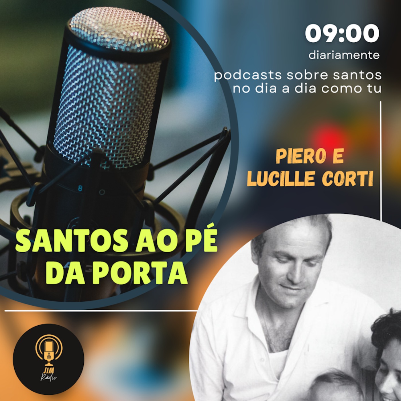 EP01 - Santos ao pé da porta: Piero e Lucile Corti episode artwork