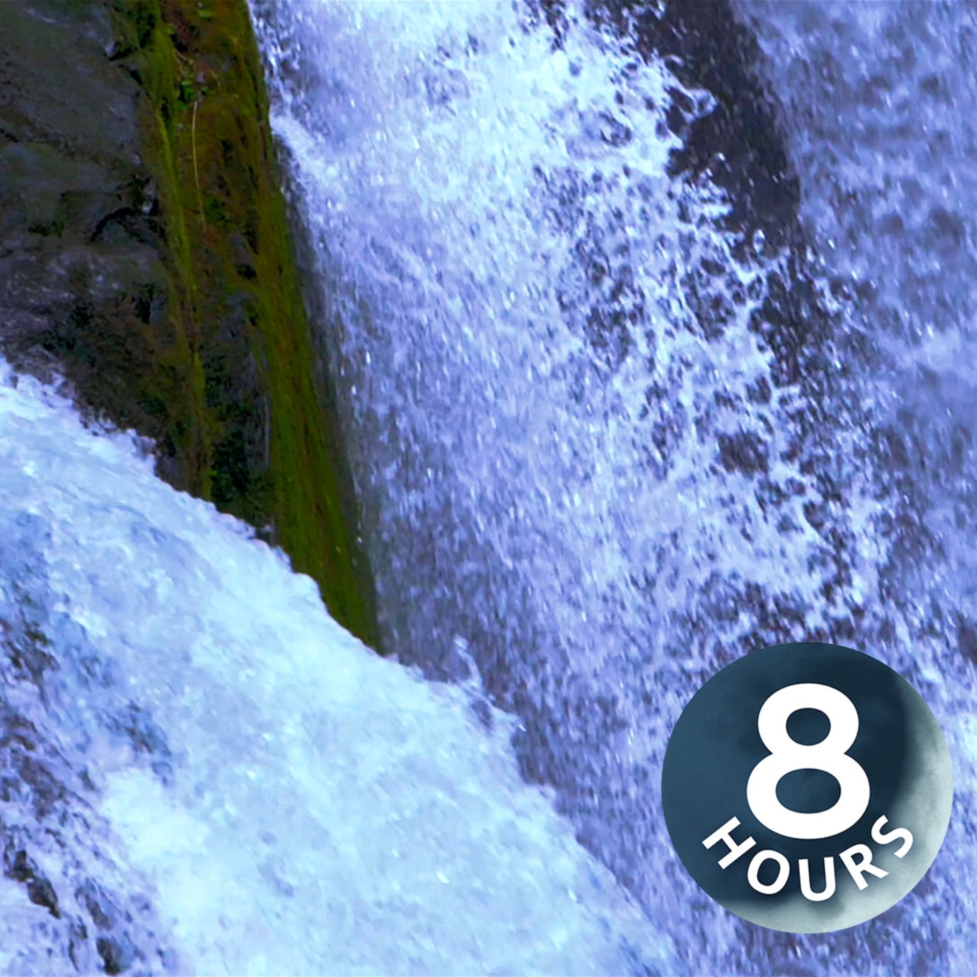 Weißes Rauschen eines Wasserfalls zum Schlafen oder Lernen (8 Stunden)