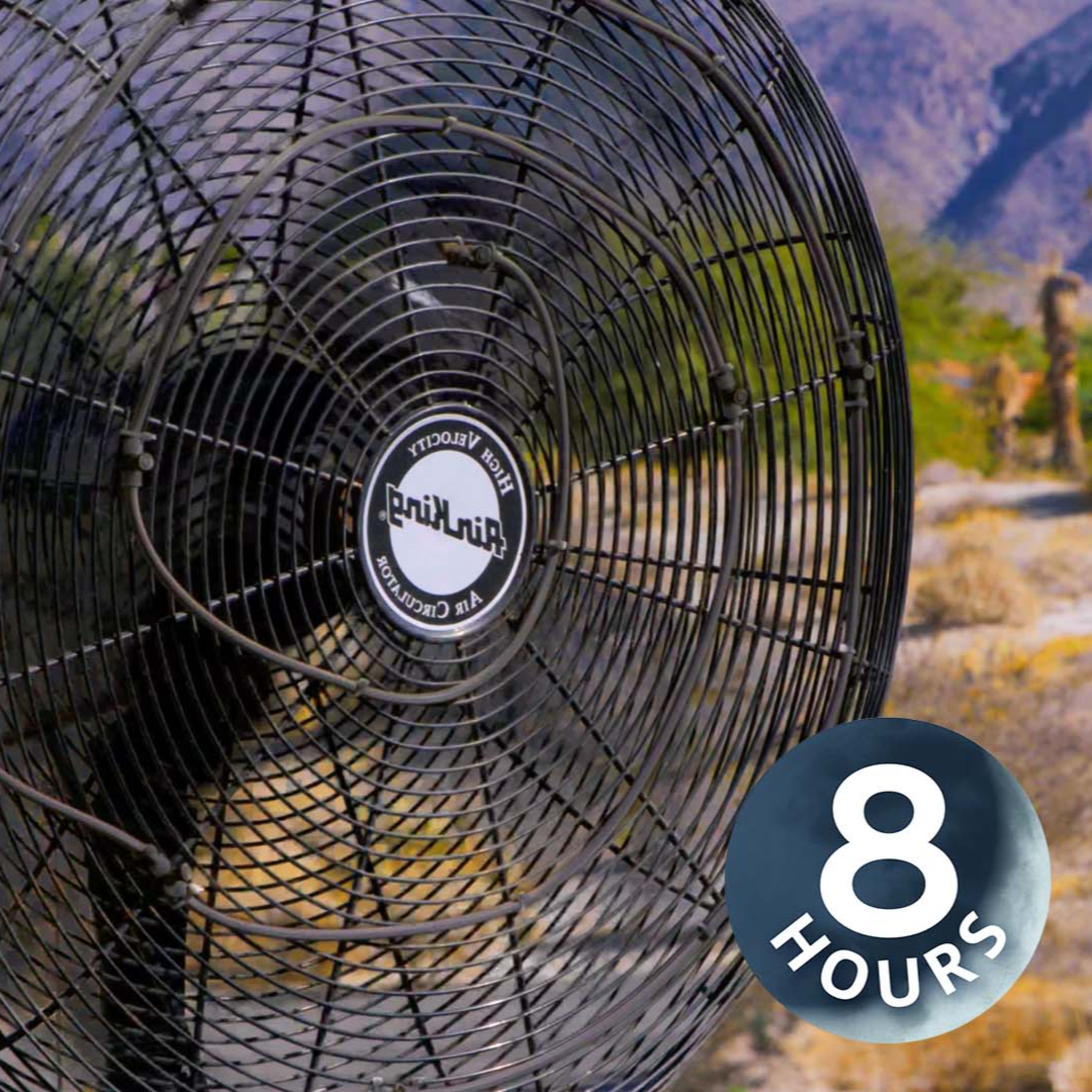 Ventilatorgeräusch zum Schlafen oder Lernen | Weißes Rauschen (8 Stunden)