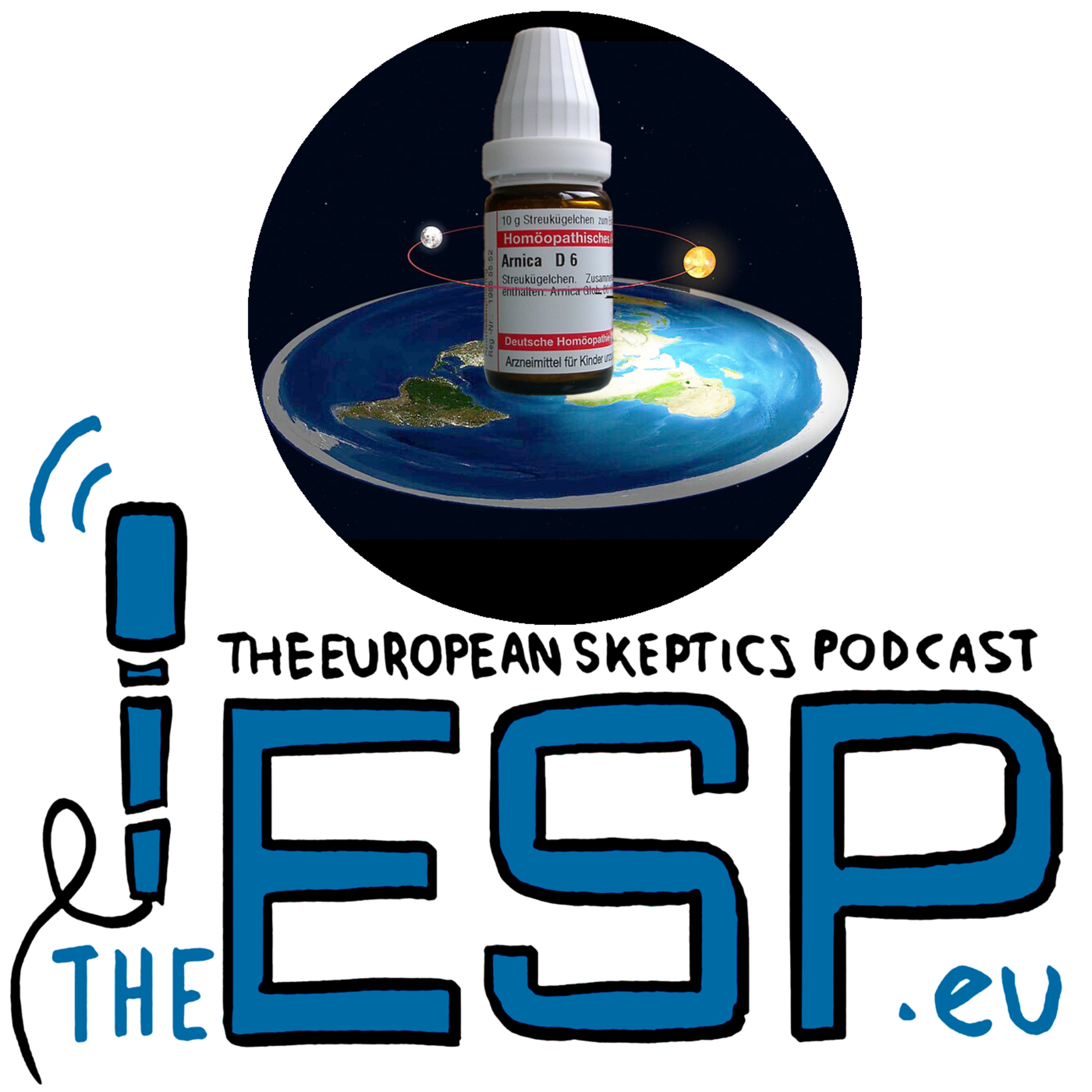 TheESP – Ep. #424 – Flat Earth Homeopathy - podcast episode cover